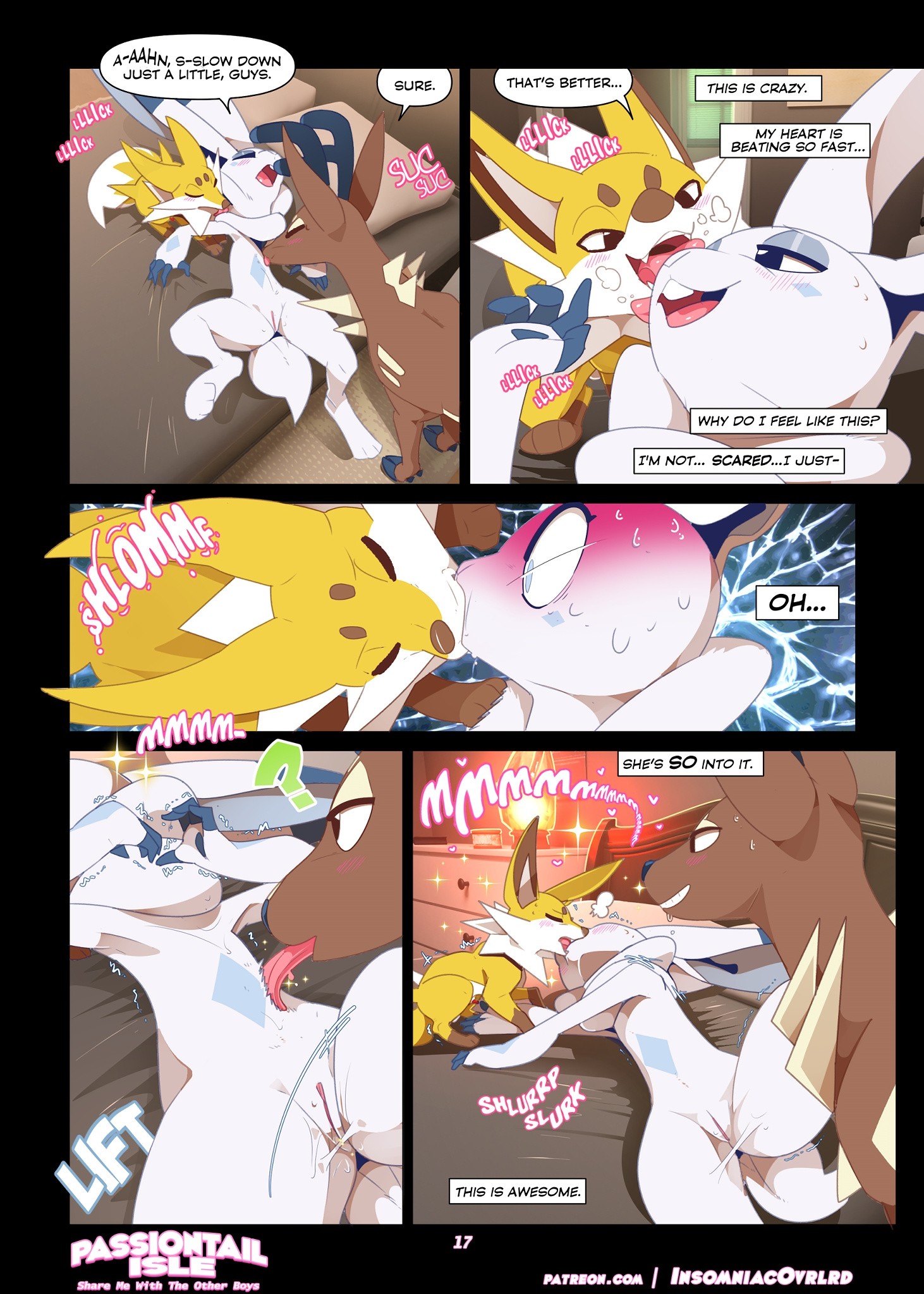 Passiontail Isle: Share Me With The Other Boys porn comic picture 17