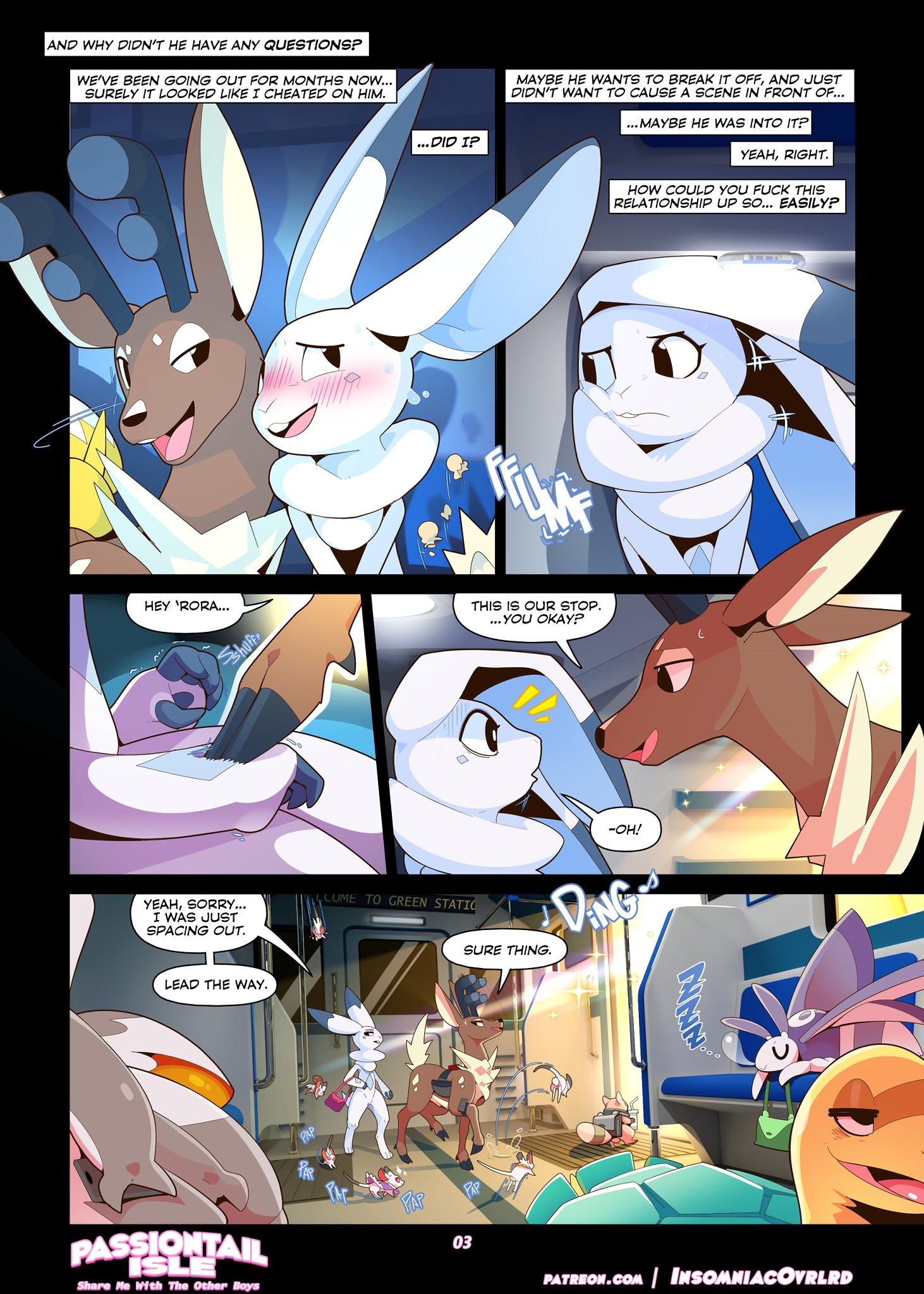 Passiontail Isle: Share Me With The Other Boys porn comic picture 4