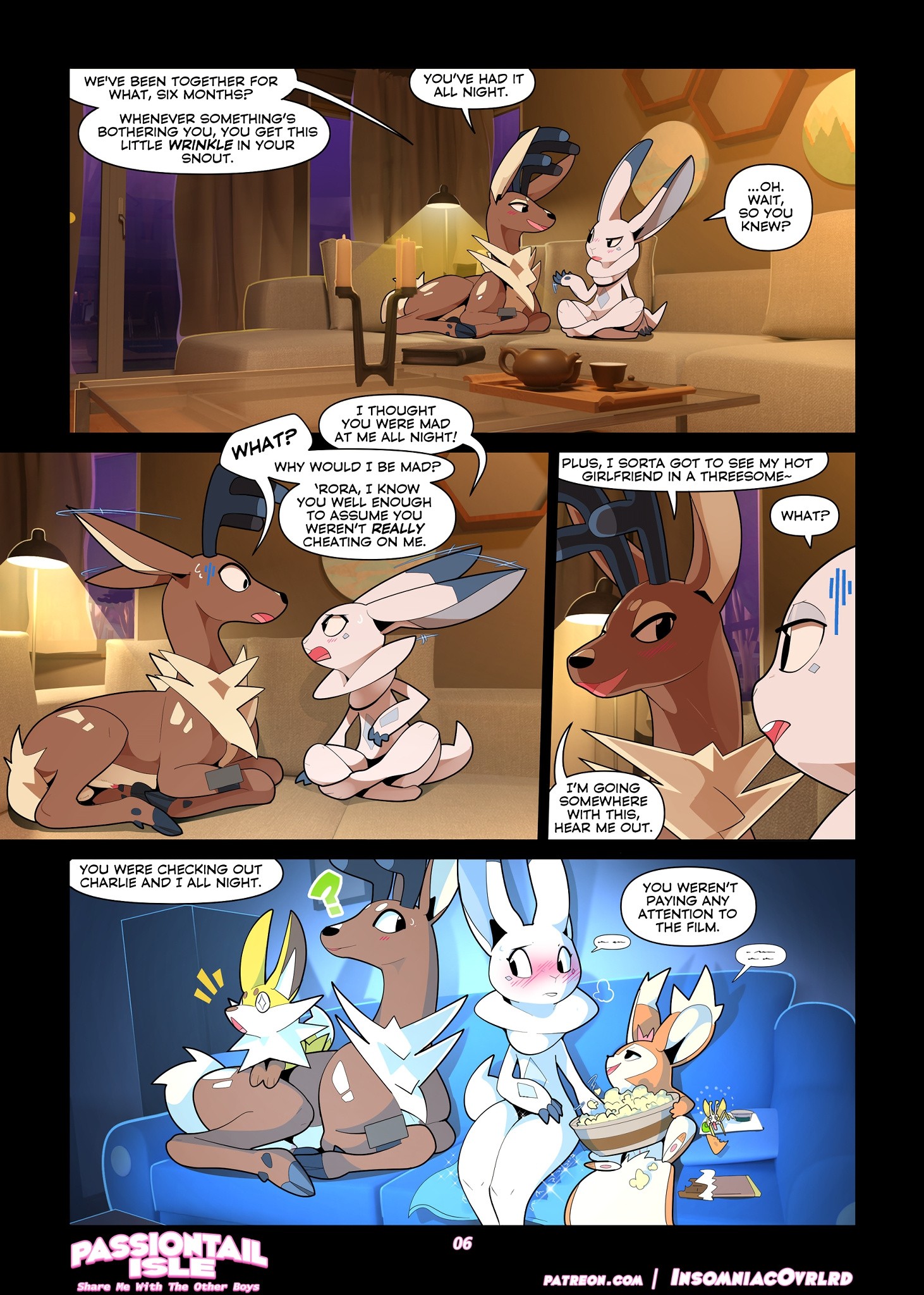 Passiontail Isle: Share Me With The Other Boys porn comic picture 7