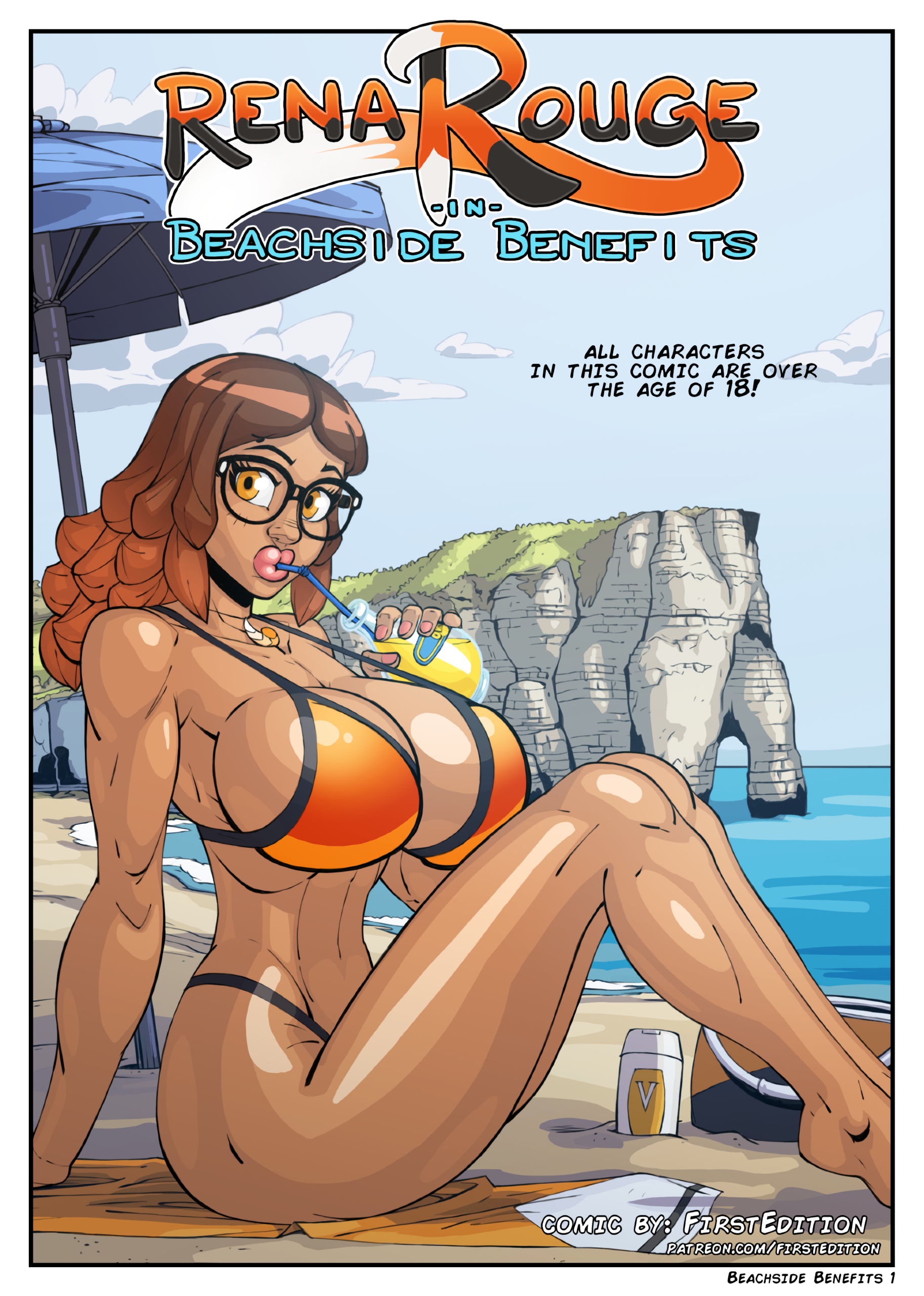 Rena Rouge Beachside Benefits porn comic picture 1