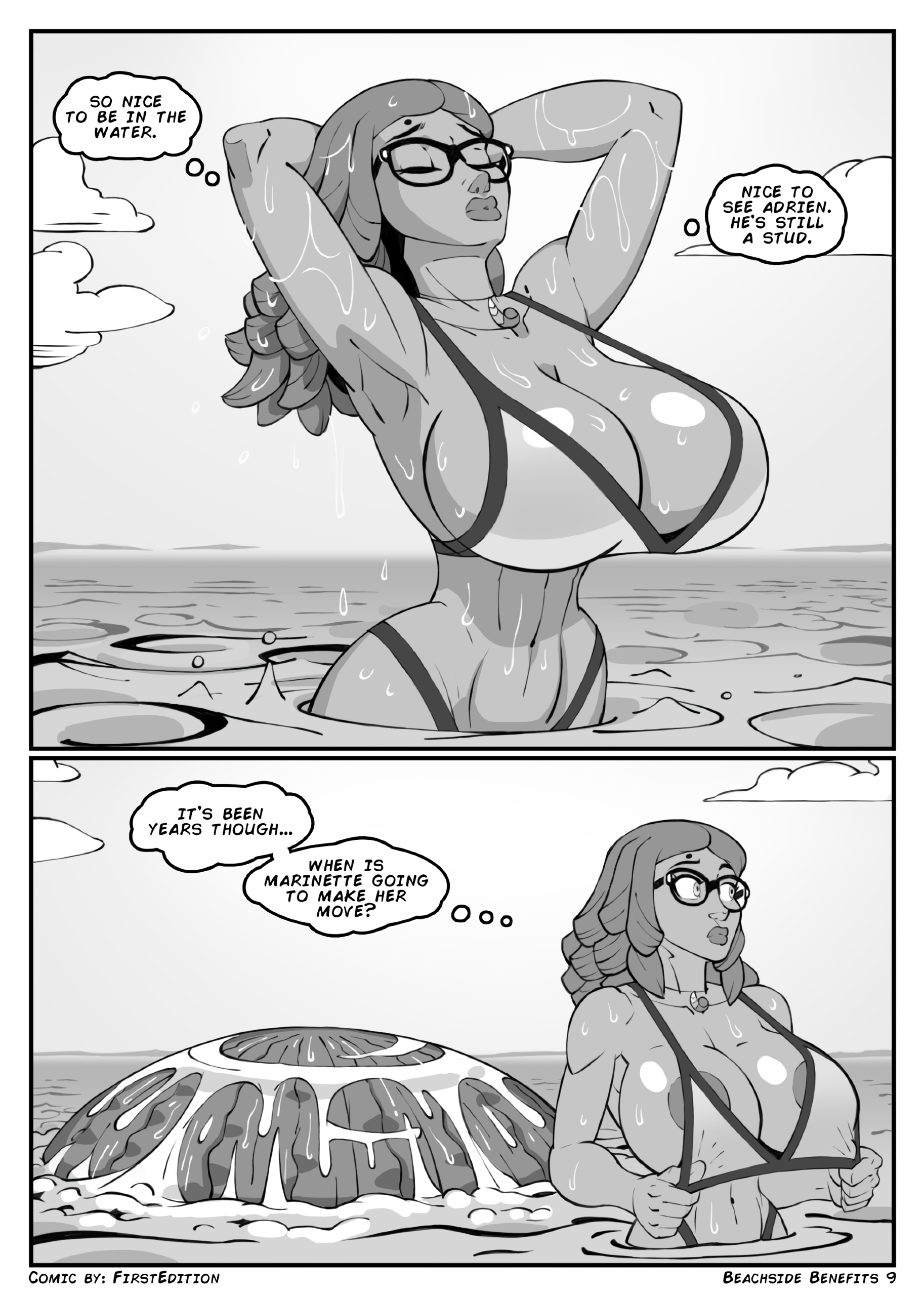 Rena Rouge Beachside Benefits porn comic picture 8