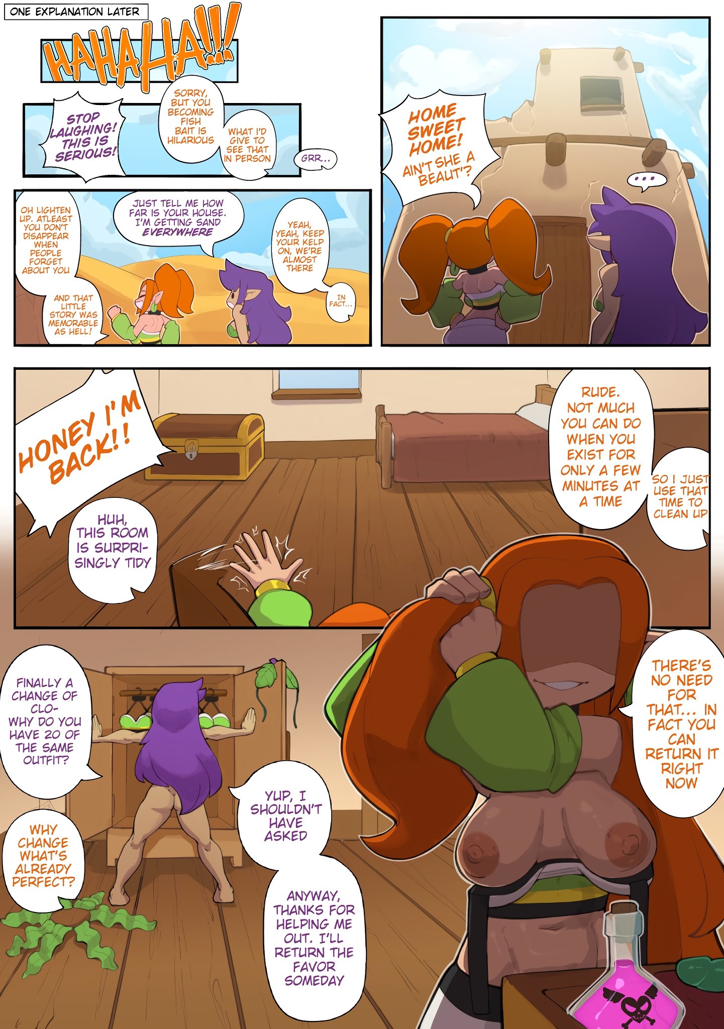 Shantae: Trouble in Tassel Town porn comic picture 4