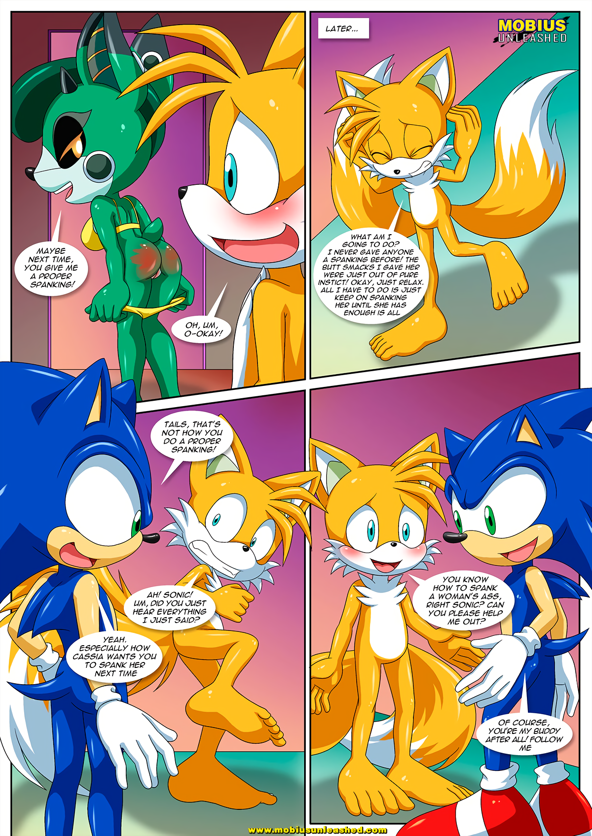 Sonic's Guide To Spanking porn comic picture 4