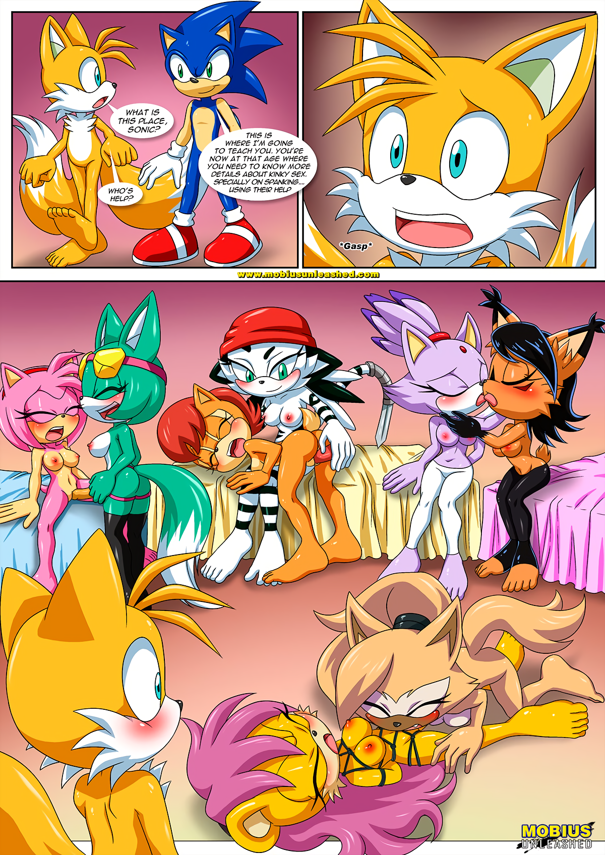 Sonic's Guide To Spanking porn comic picture 5