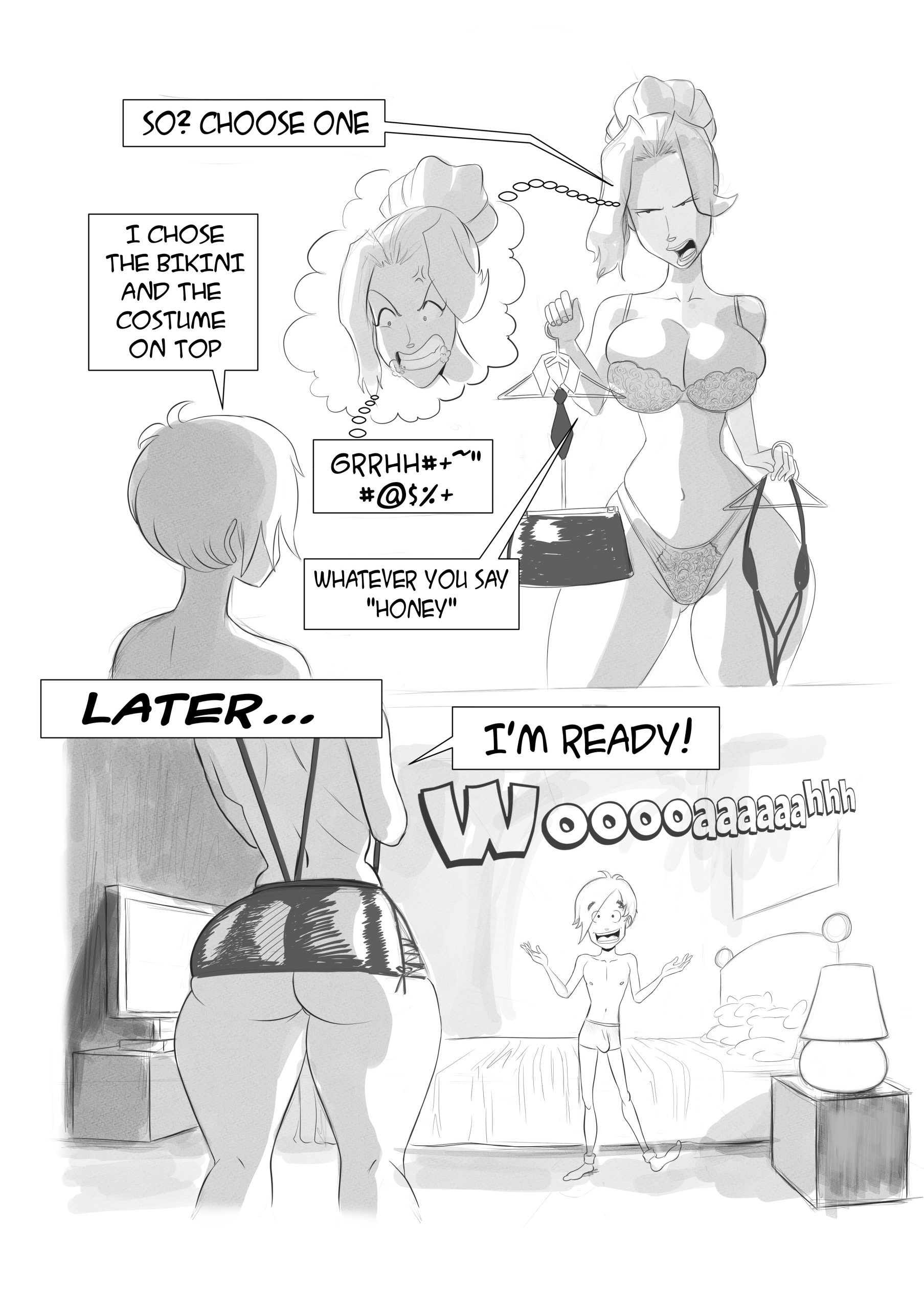 A Night With Mom porn comic picture 18