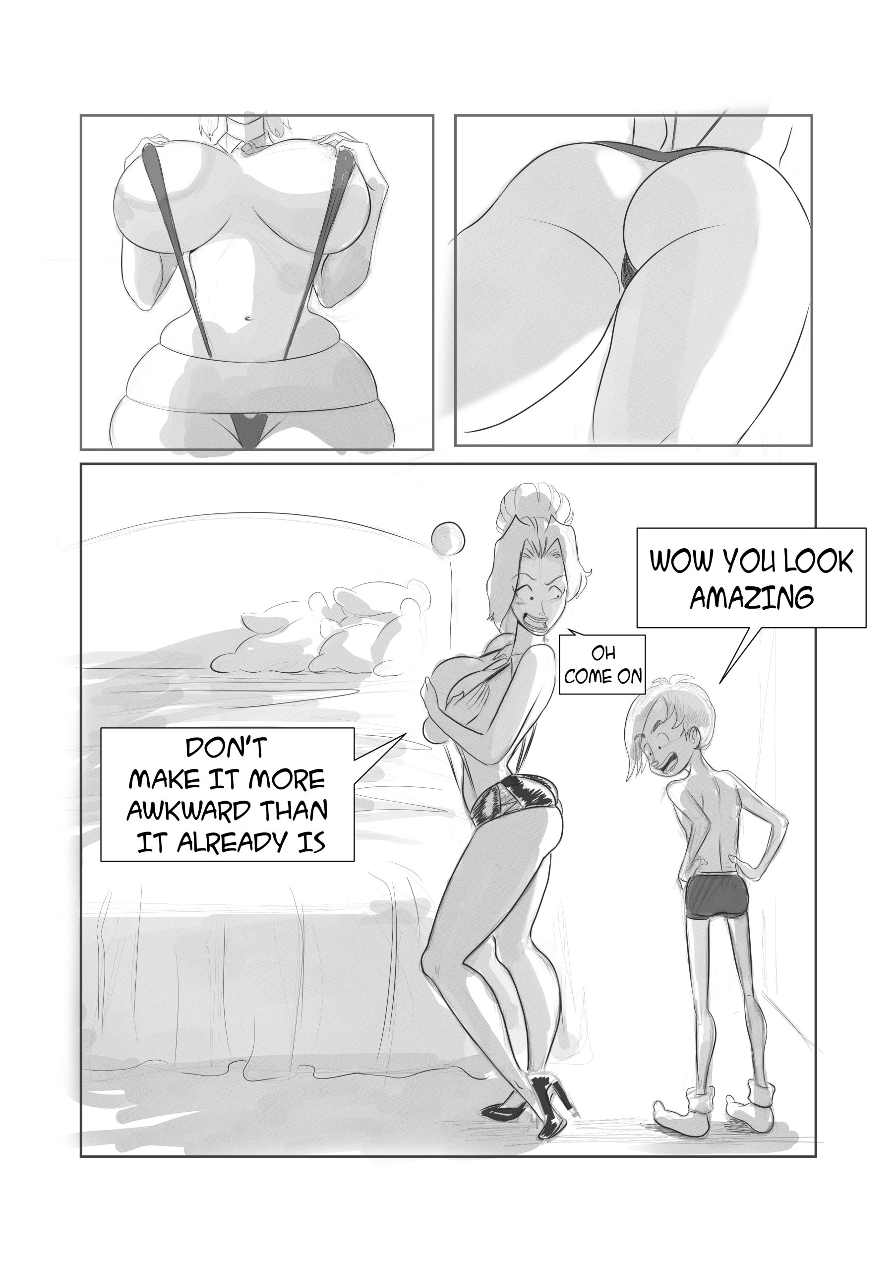 A Night With Mom porn comic picture 19