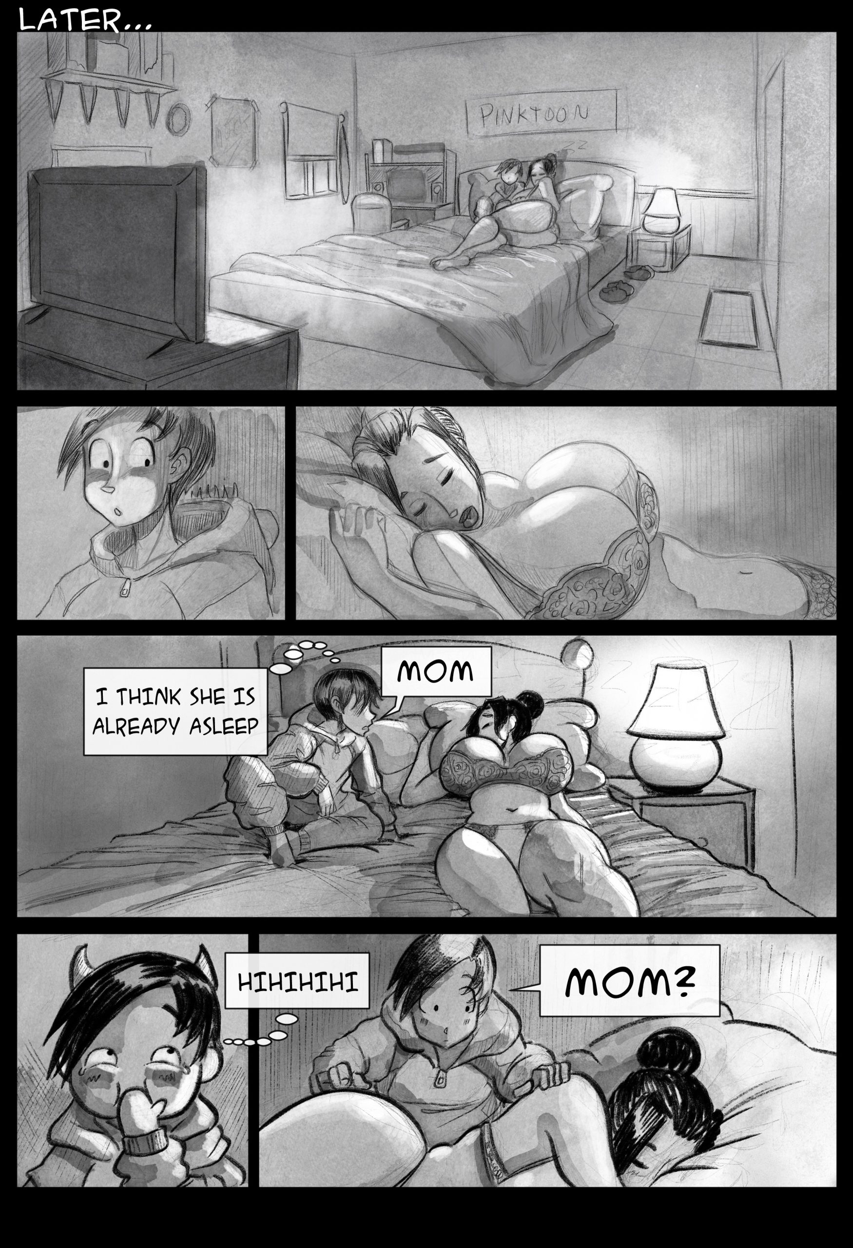 A Night With Mom porn comic picture 4