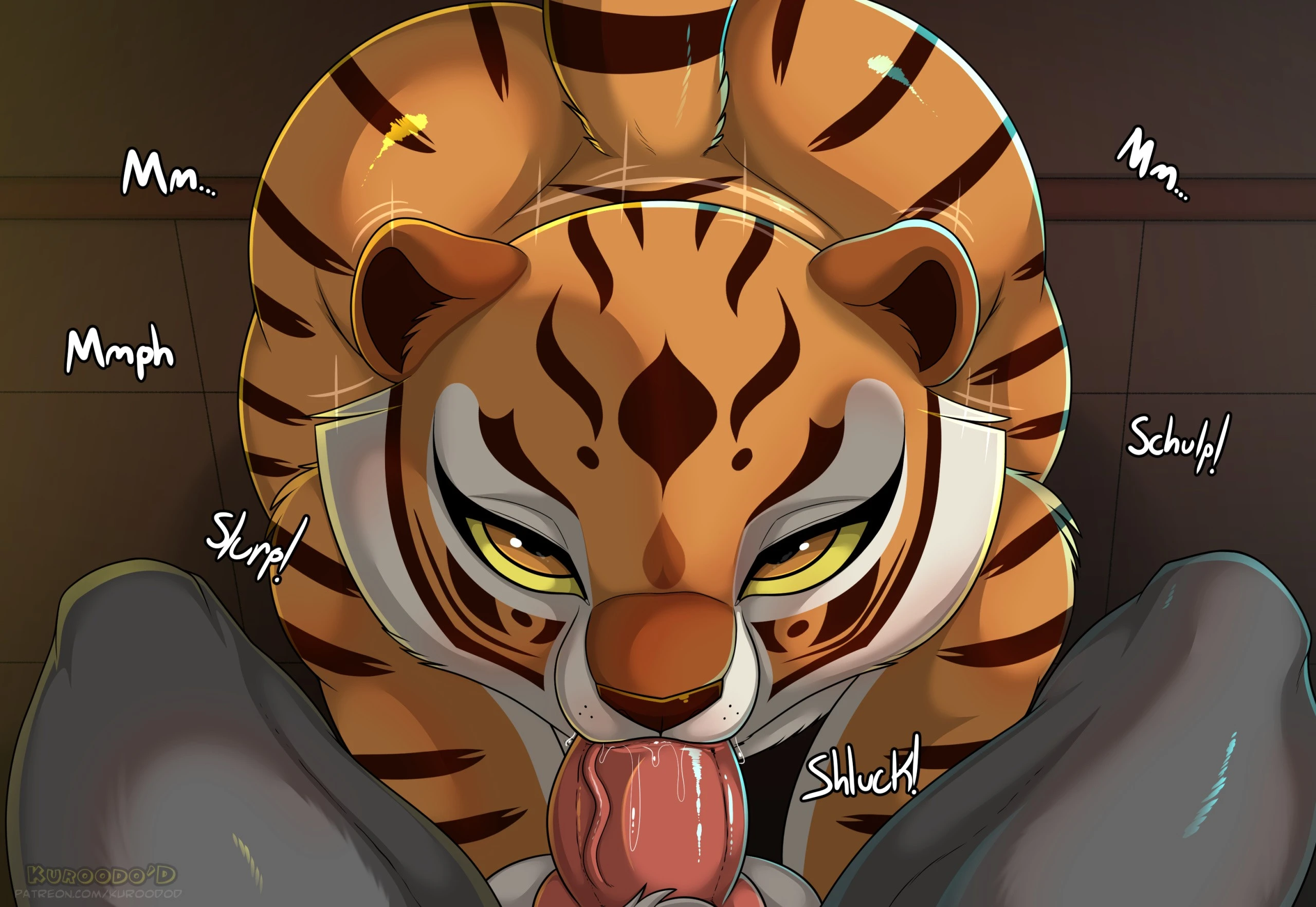 Dating Master Tigress porn comic picture 4
