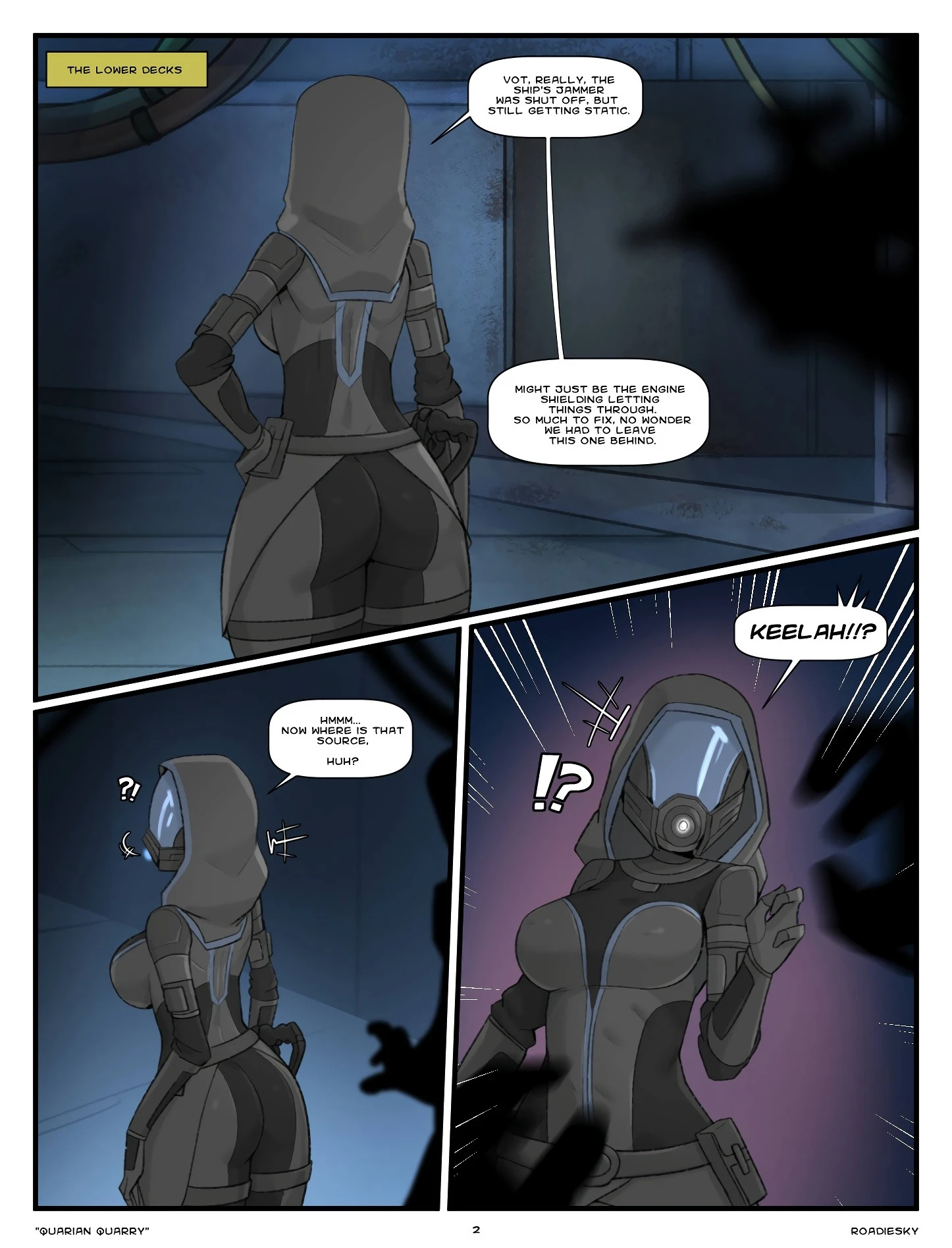 Quarian Quarry porn comic picture 3