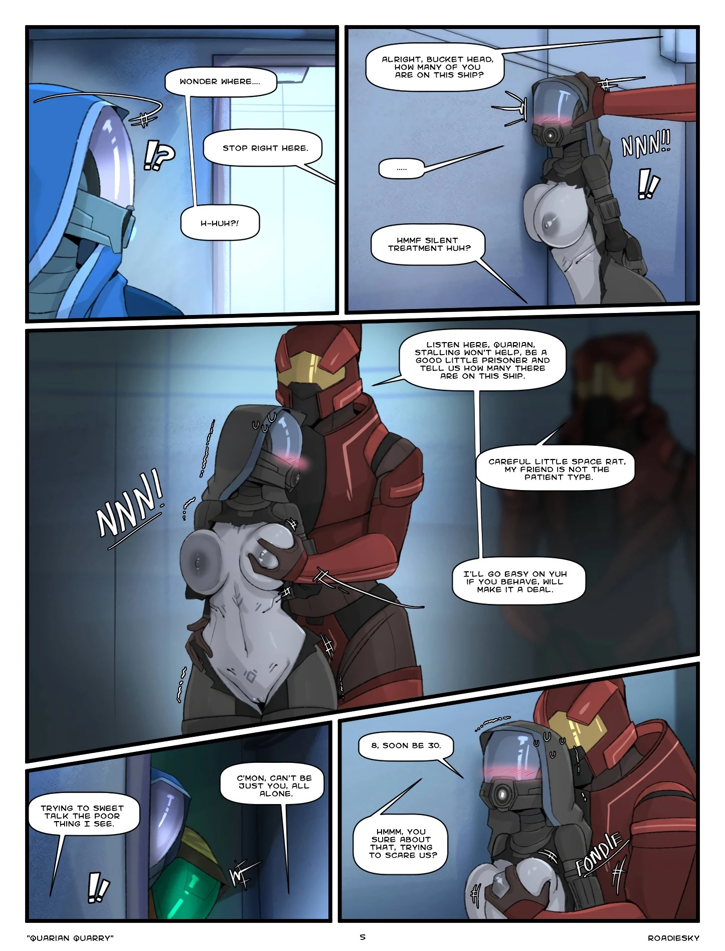 Quarian Quarry porn comic picture 6