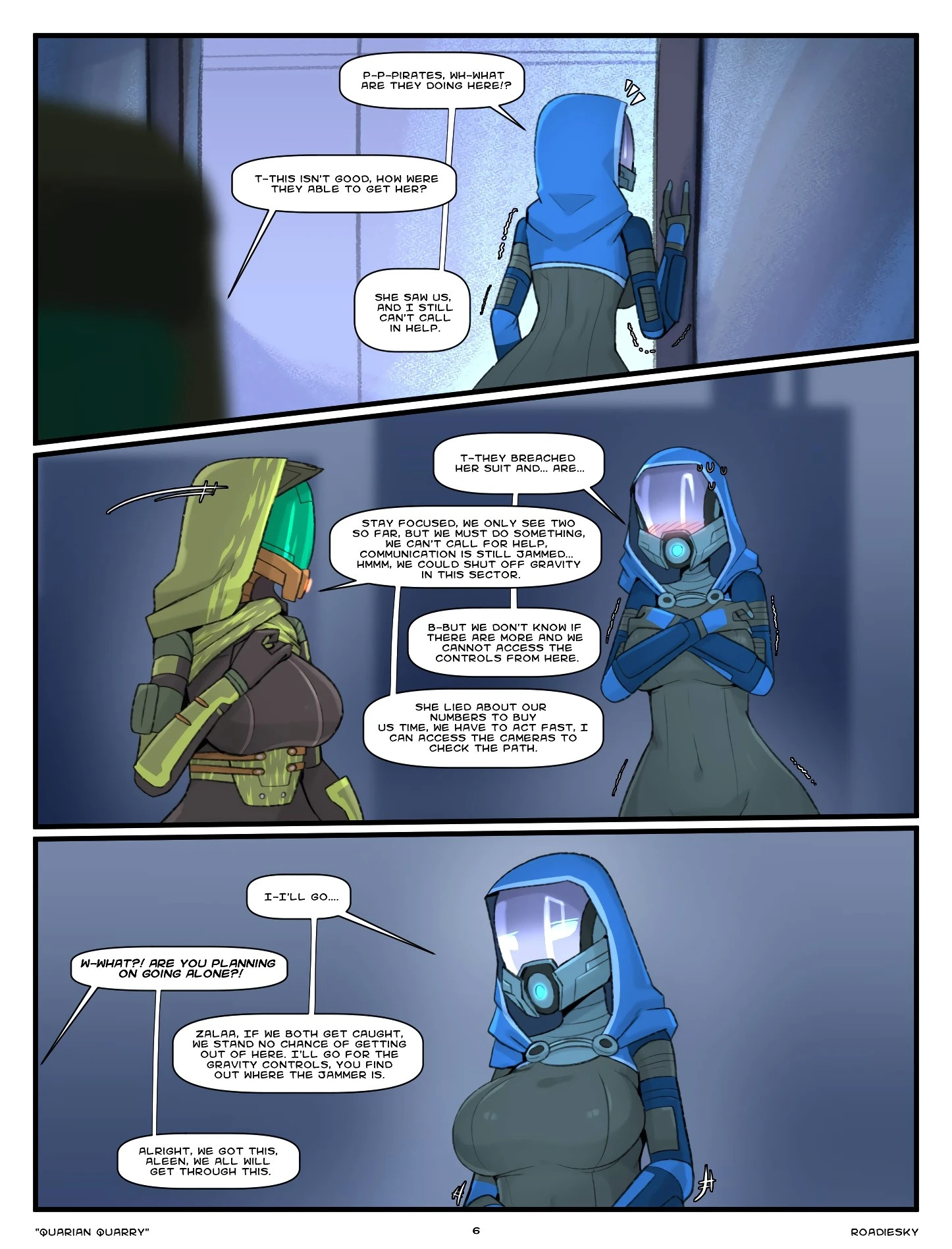 Quarian Quarry porn comic picture 7