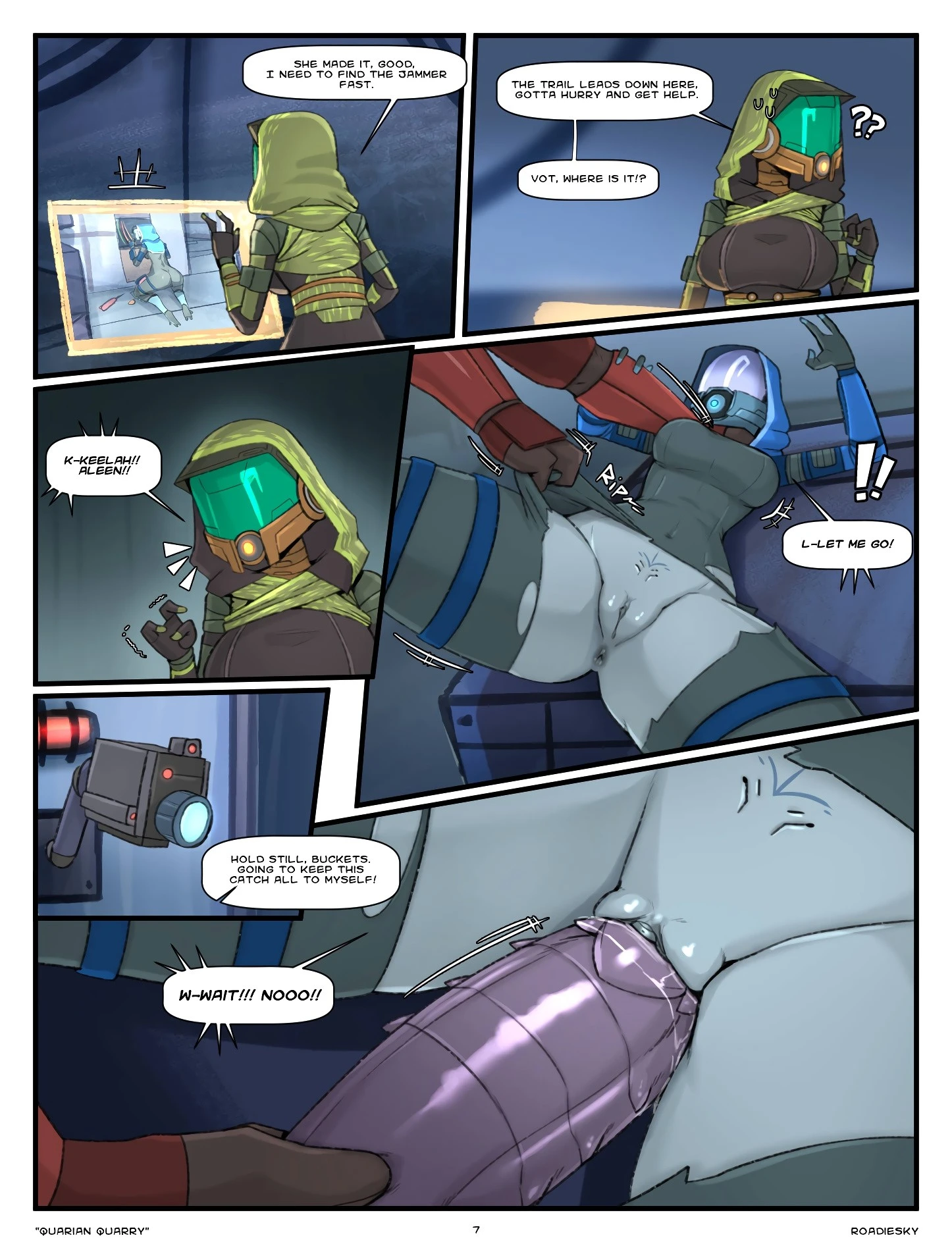 Quarian Quarry porn comic picture 8