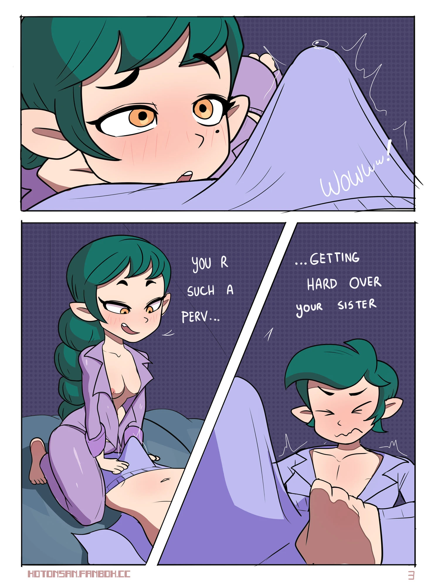 Sibblings Magical Night porn comic picture 3