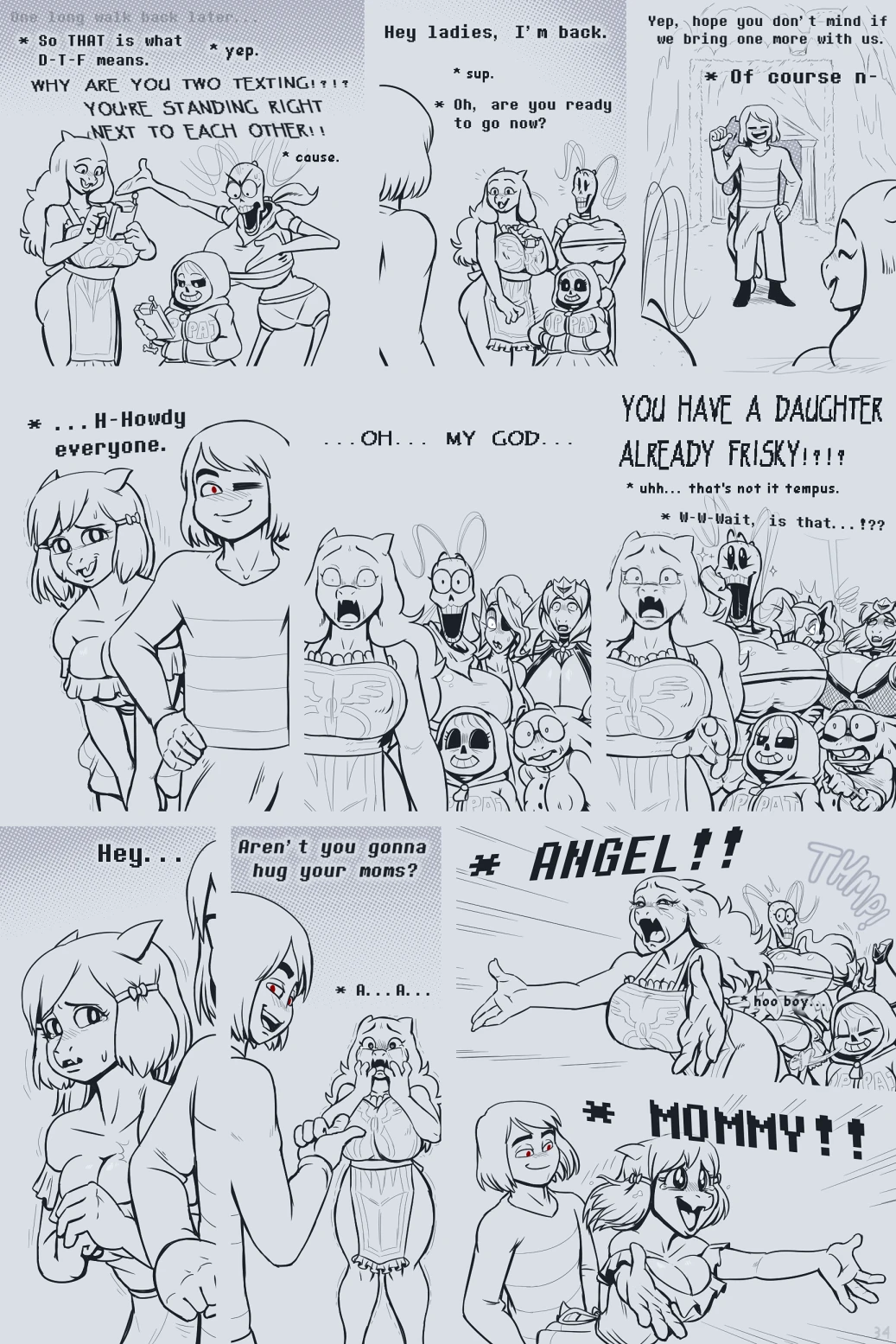 Under(her)tail Monster-GirlEdition 9 porn comic picture 36