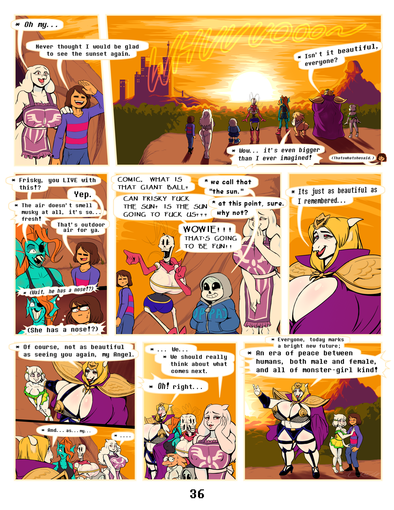 Under(her)tail Monster-GirlEdition 9 porn comic picture 38