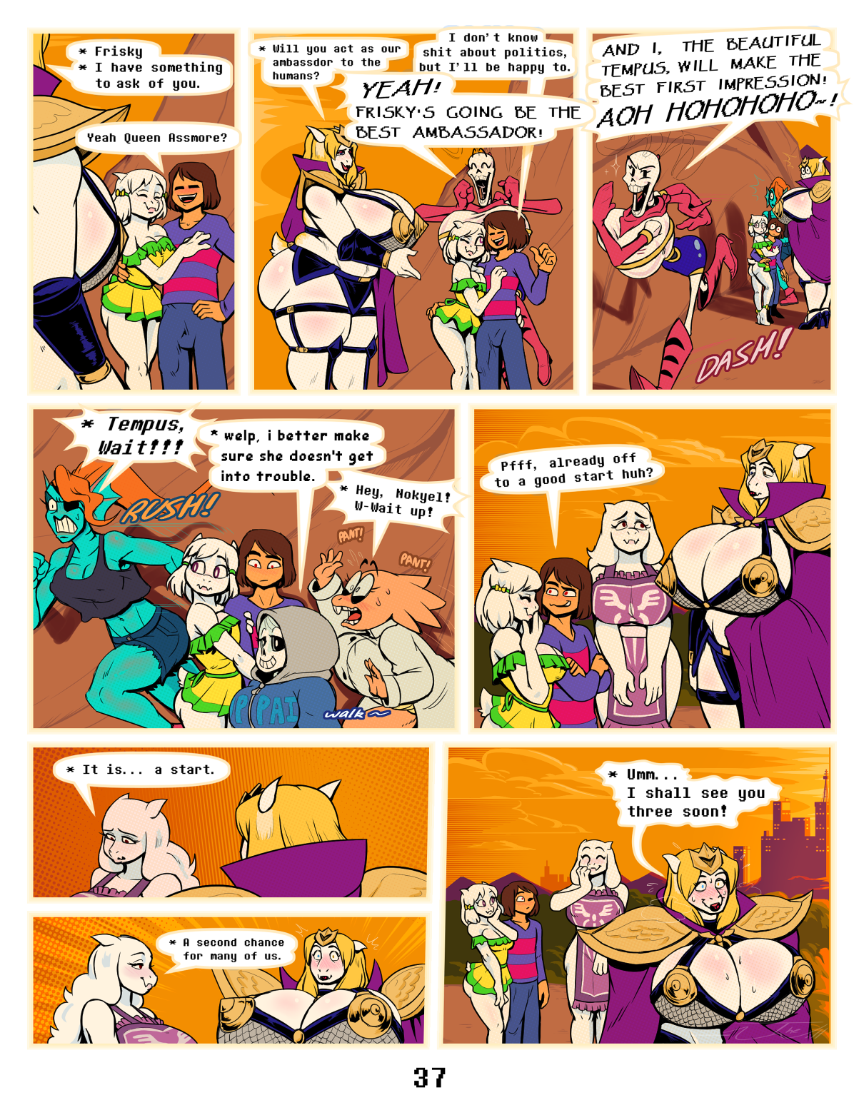 Under(her)tail Monster-GirlEdition 9 porn comic picture 39