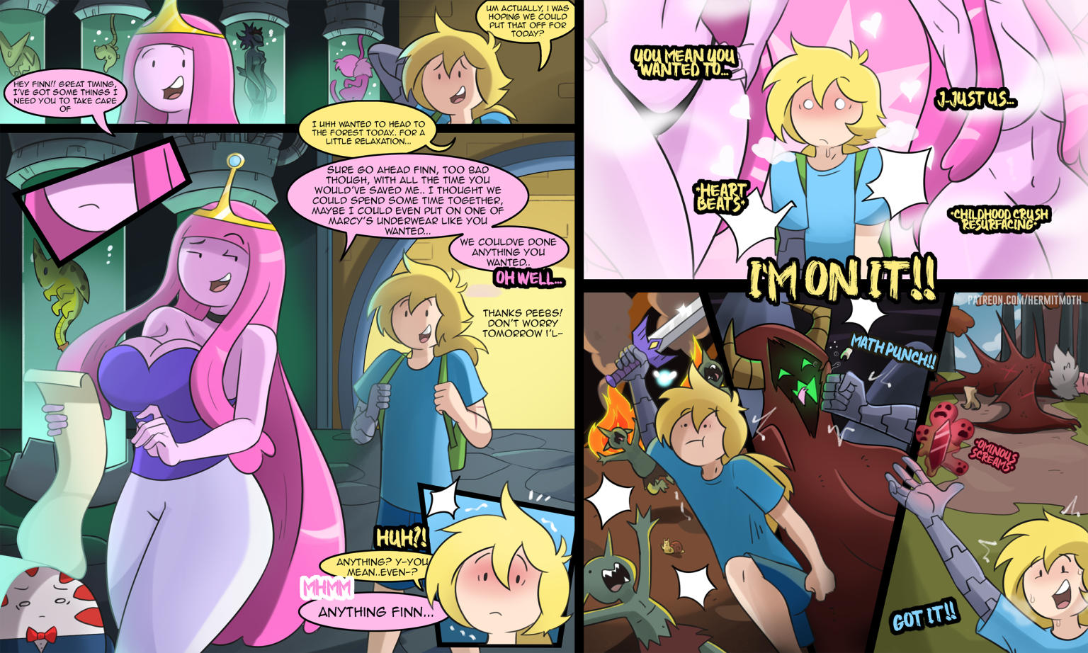 Finn's Reward porn comic picture 1