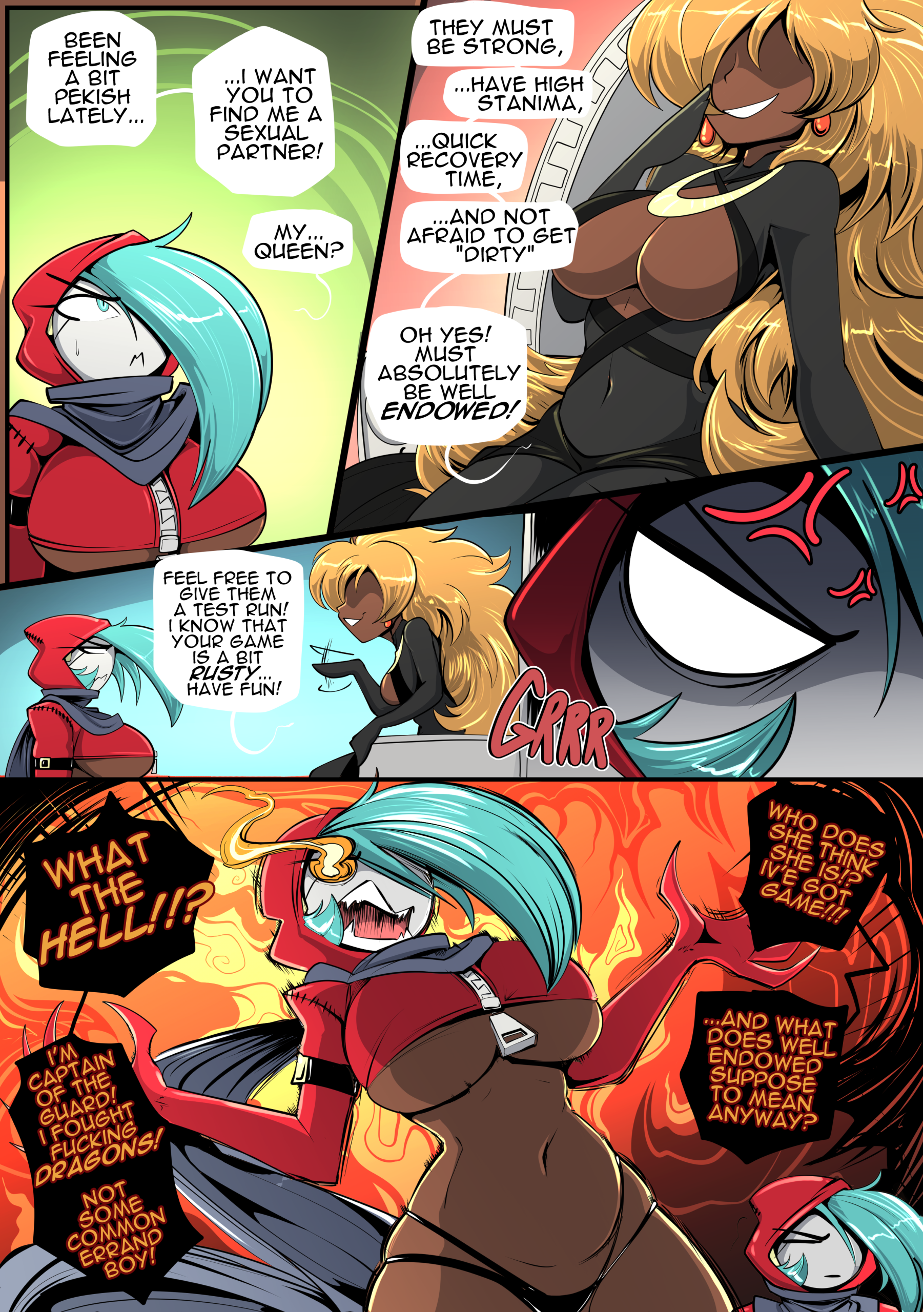The Queen's Guard porn comic picture 5