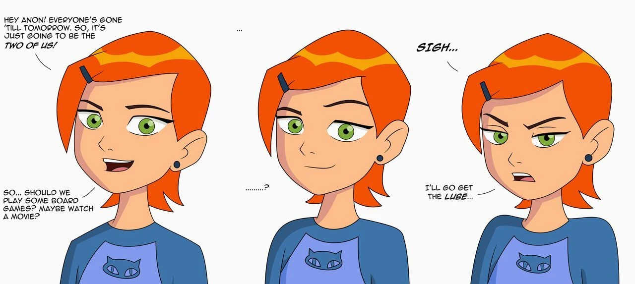 Alone with gwen porn comic picture 1