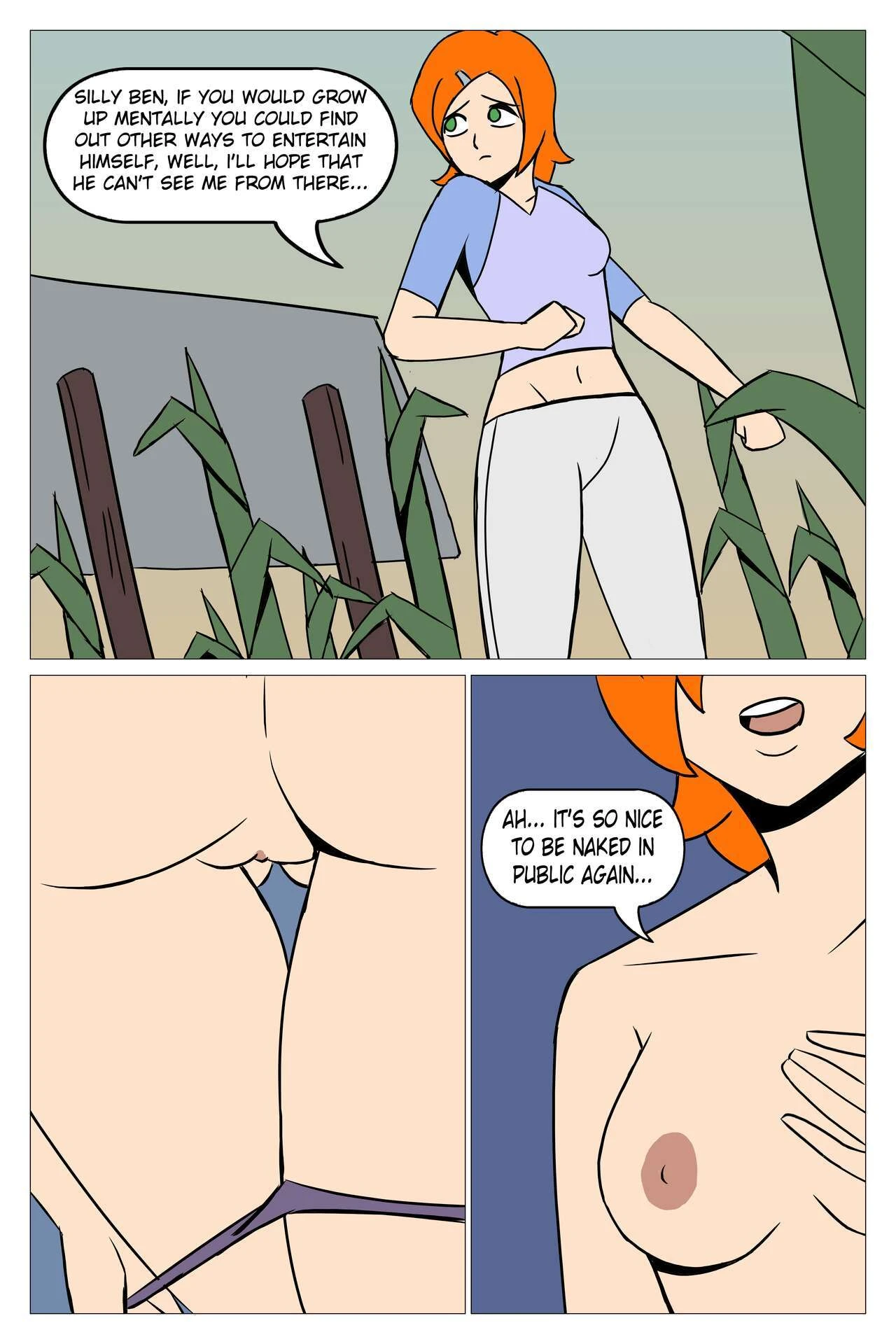 Ben 10 exciting halloween porn comic picture 4