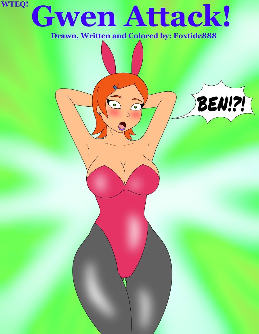 Gwen attack bunnygirl cosplay version porn comic picture 1