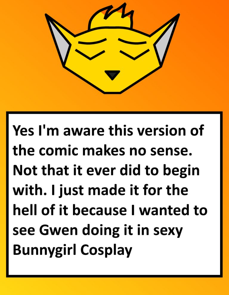 Gwen attack bunnygirl cosplay version porn comic picture 9