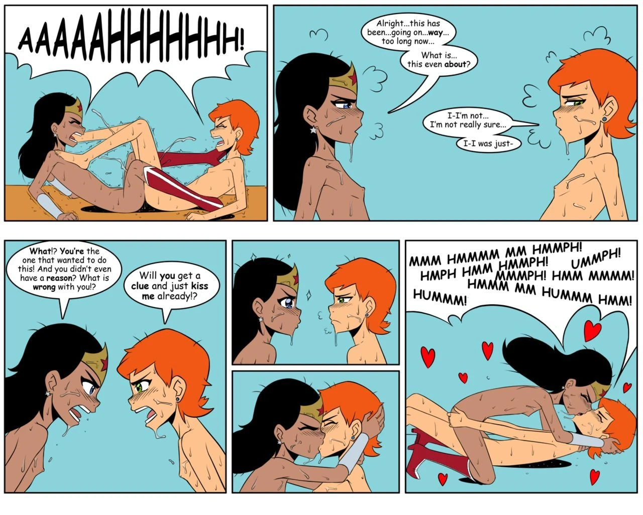 Gwen vs diana porn comic picture 15