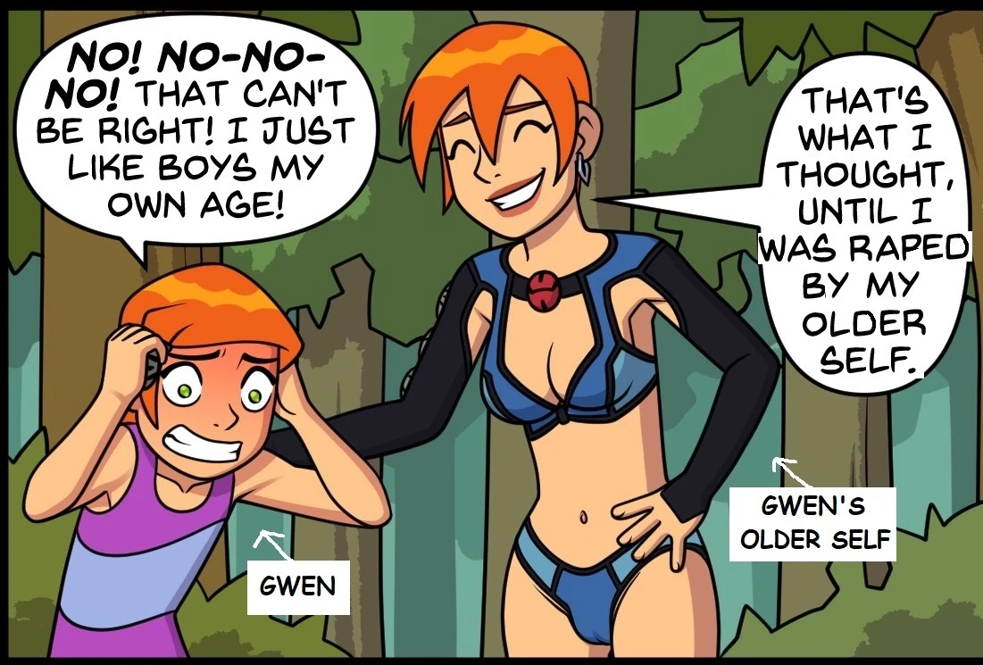 Gwen yuri porn comic picture 01