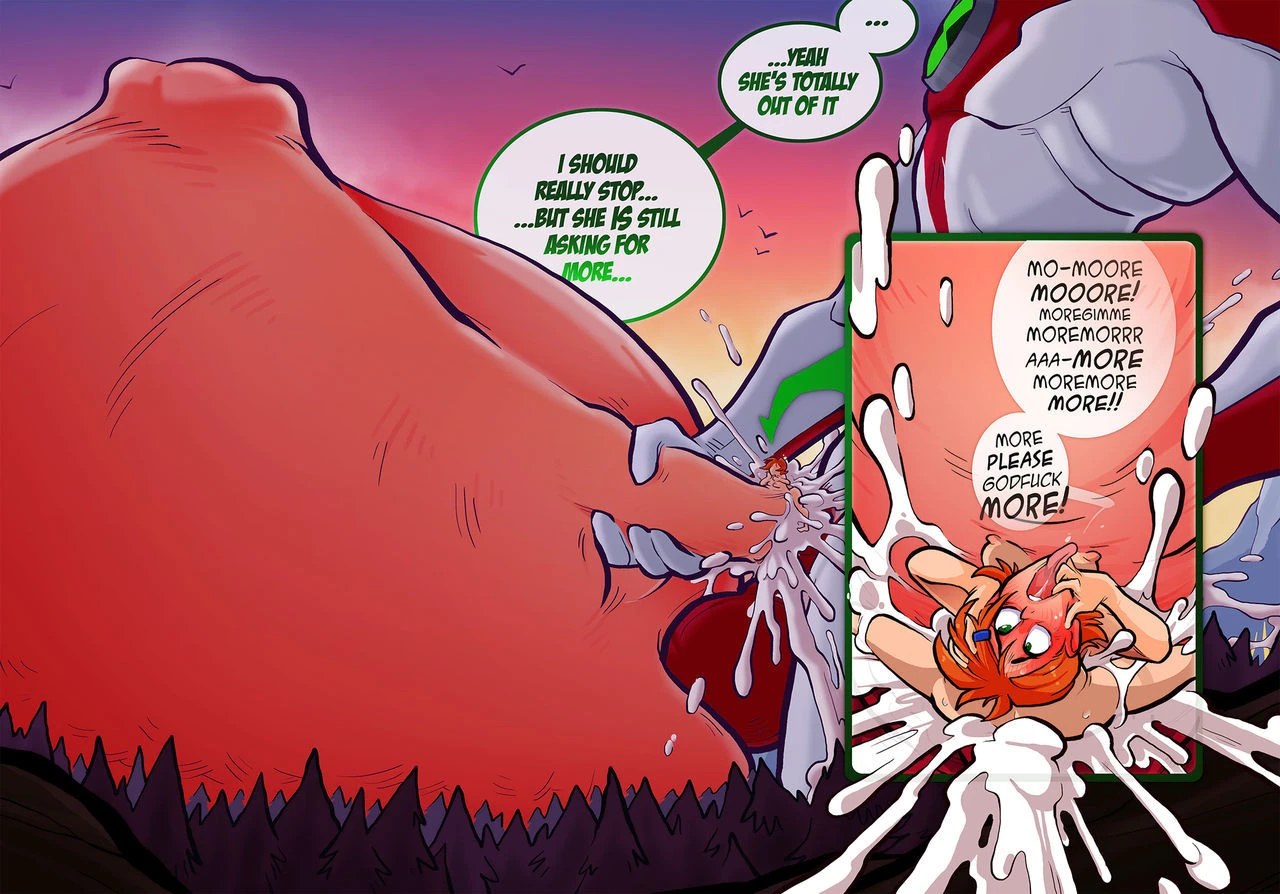 Gwen and aliens porn comic picture 13