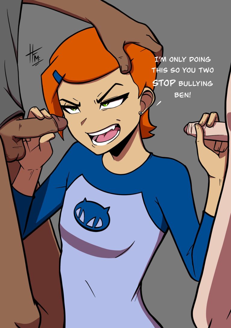 Gwen and ben's bullies porn comic picture 1