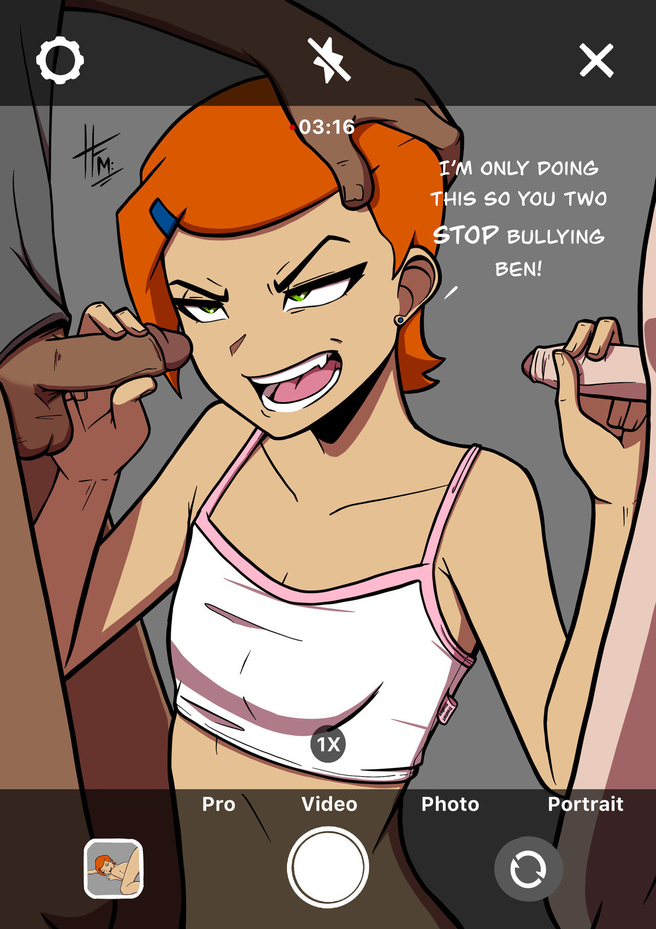 Gwen and ben's bullies porn comic picture 10