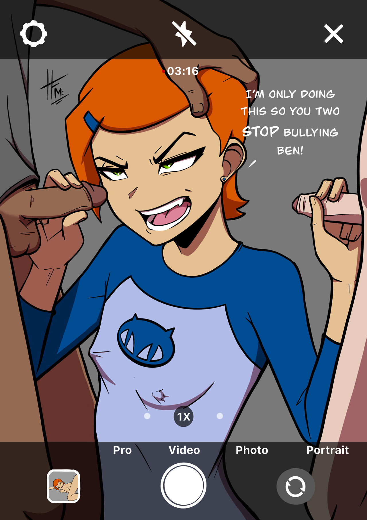 Gwen and ben's bullies porn comic picture 6