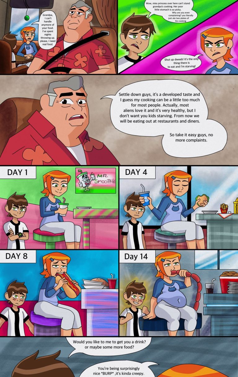 Gwen’s gain porn comic picture 3