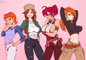Redheads gone wild! porn comic picture 1