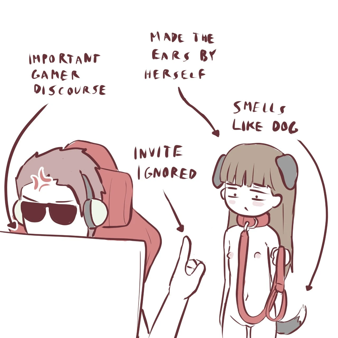 Anatomy of a Gamer GF porn comic picture 11