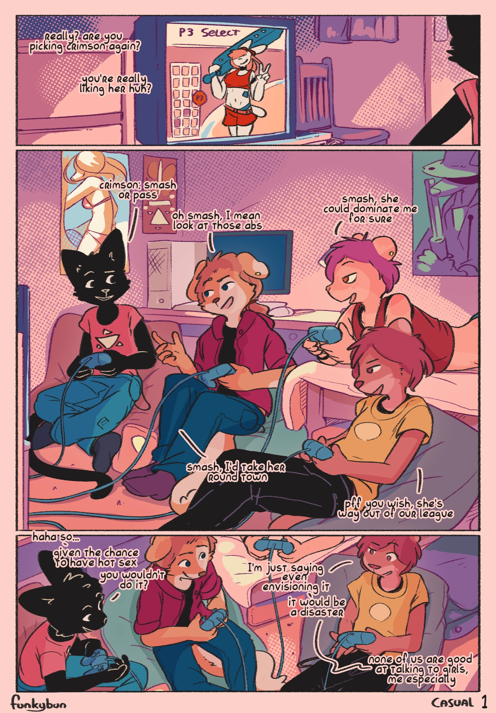 Casual porn comic picture 1