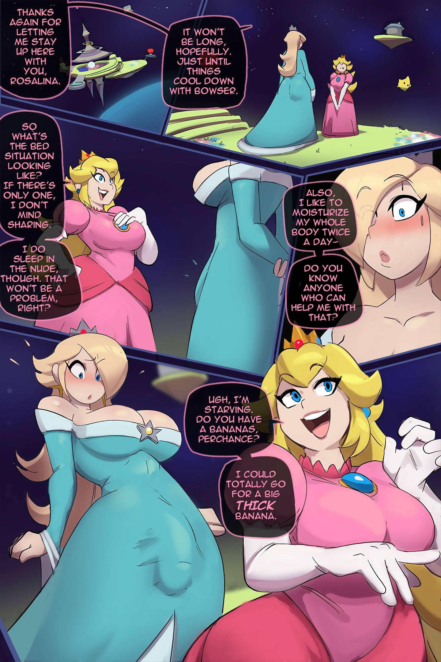 Futa Space Princess porn comic picture 1