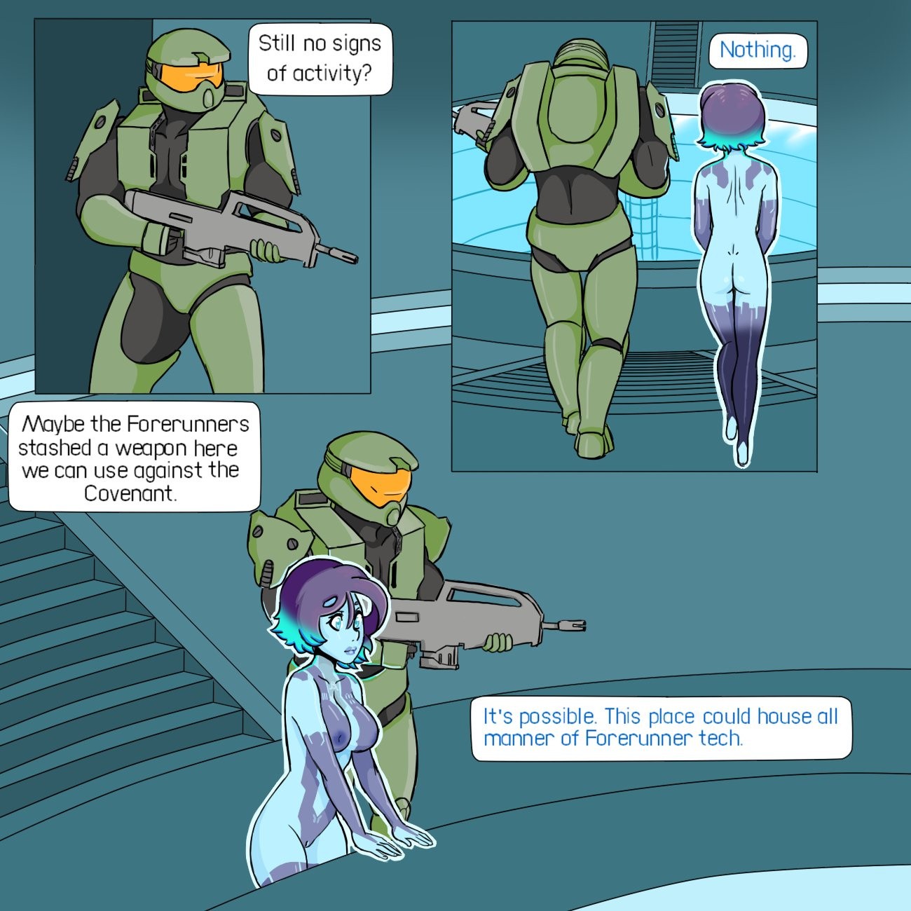 Let's Activate Halo porn comic picture 14