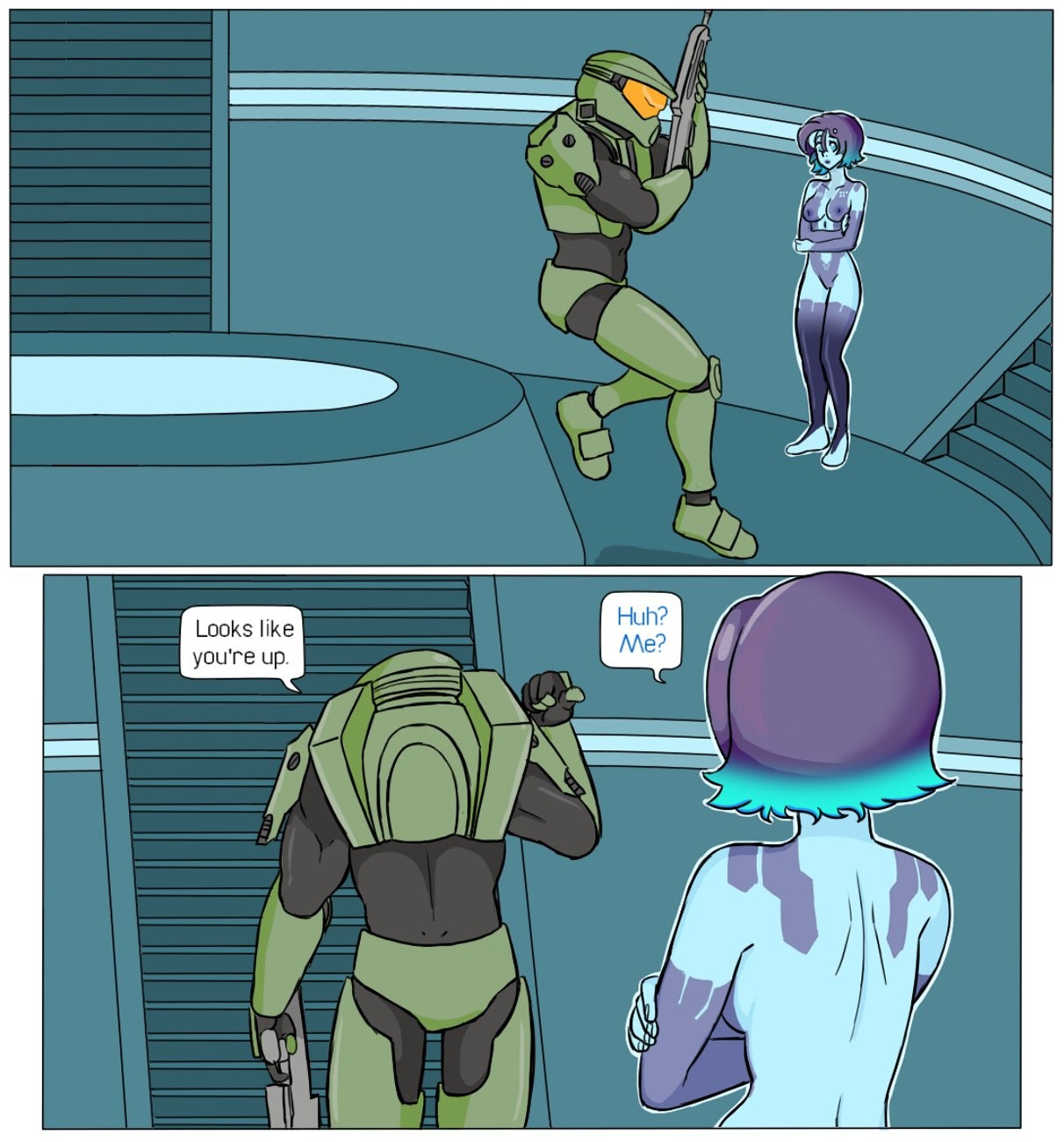 Let's Activate Halo porn comic picture 17