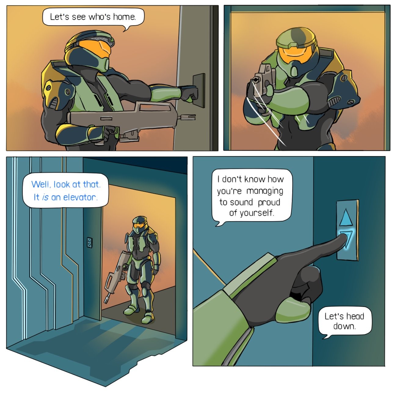 Let's Activate Halo porn comic picture 7