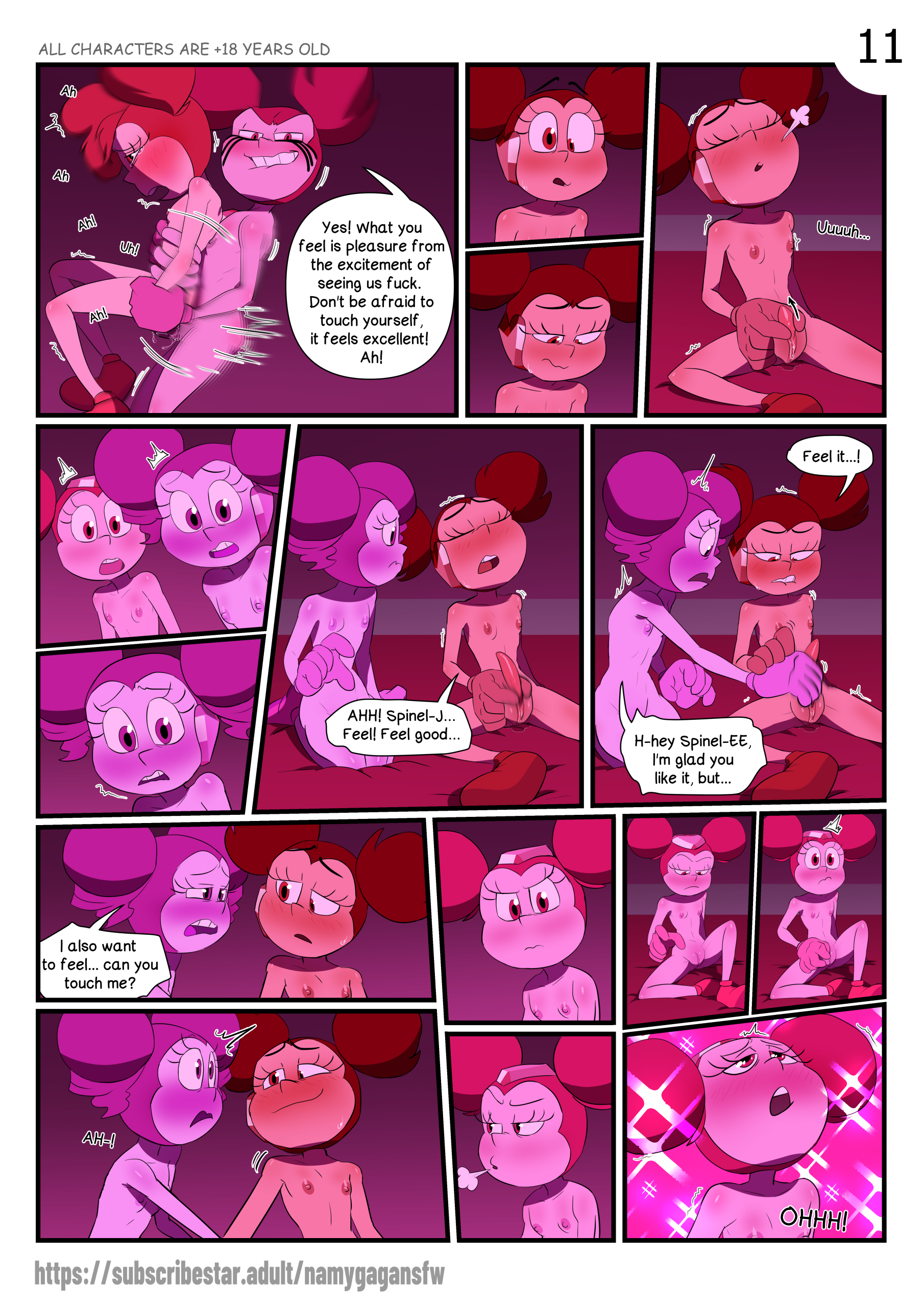 Spinel's GangBang porn comic picture 11