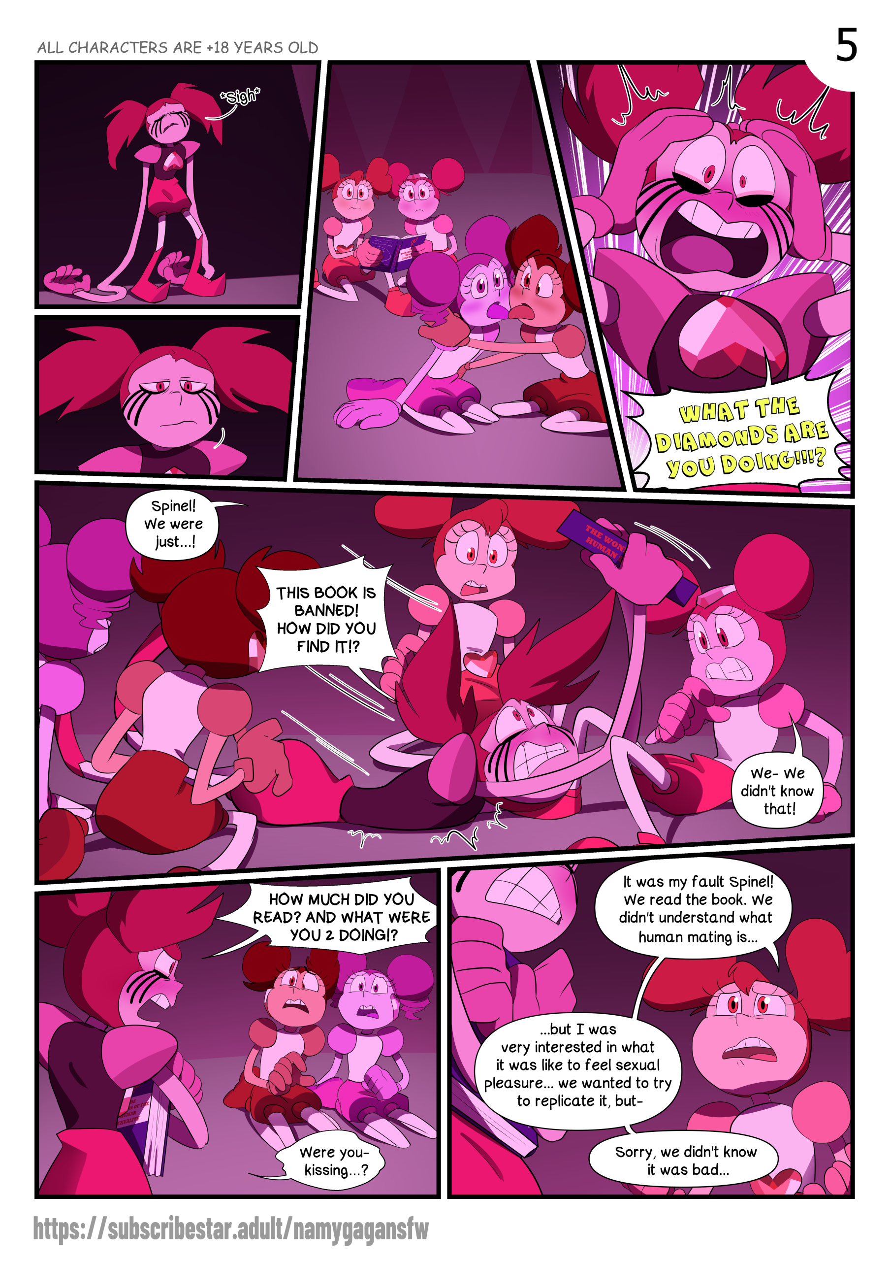 Spinel's GangBang porn comic picture 5