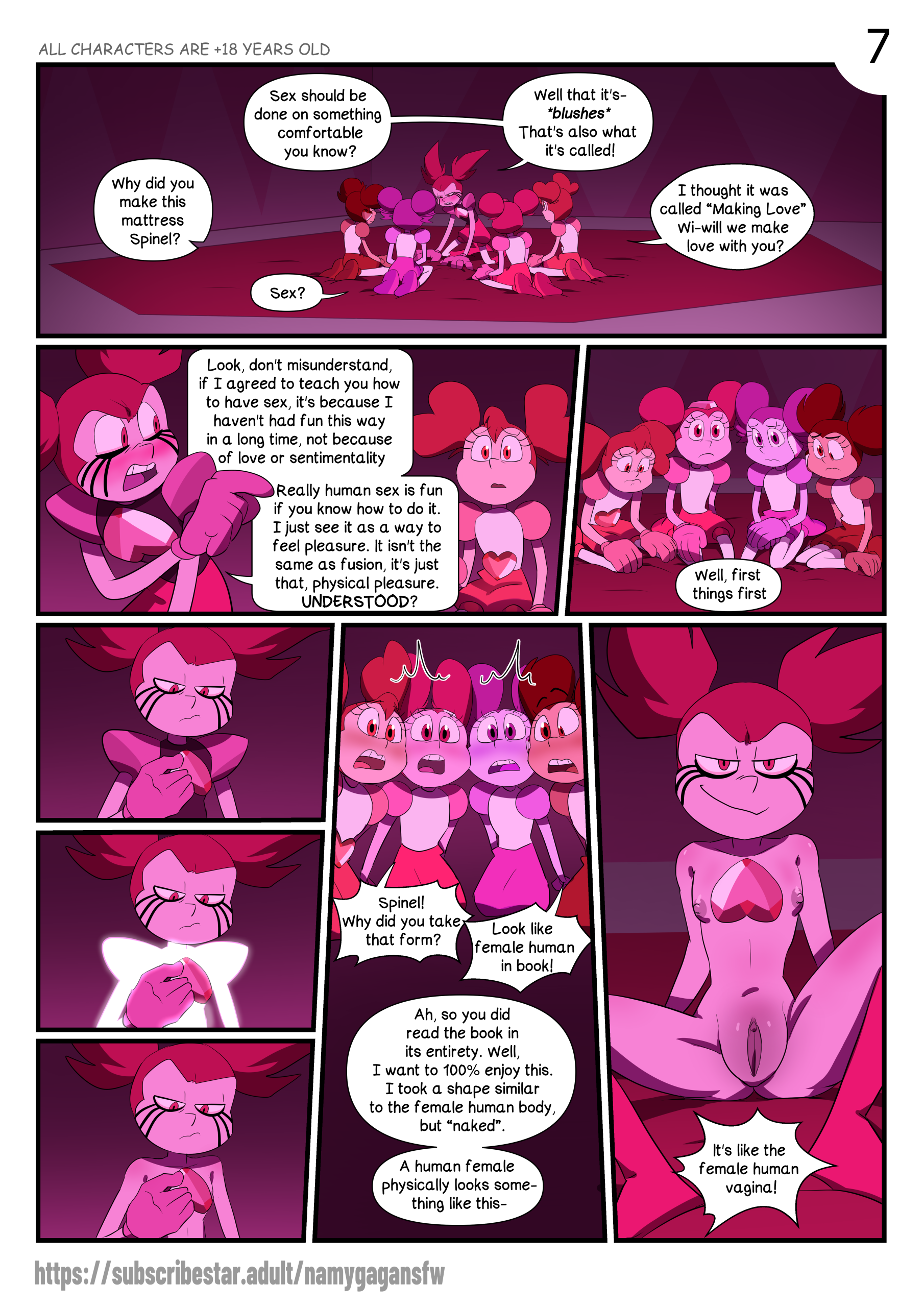 Spinel's GangBang porn comic picture 7