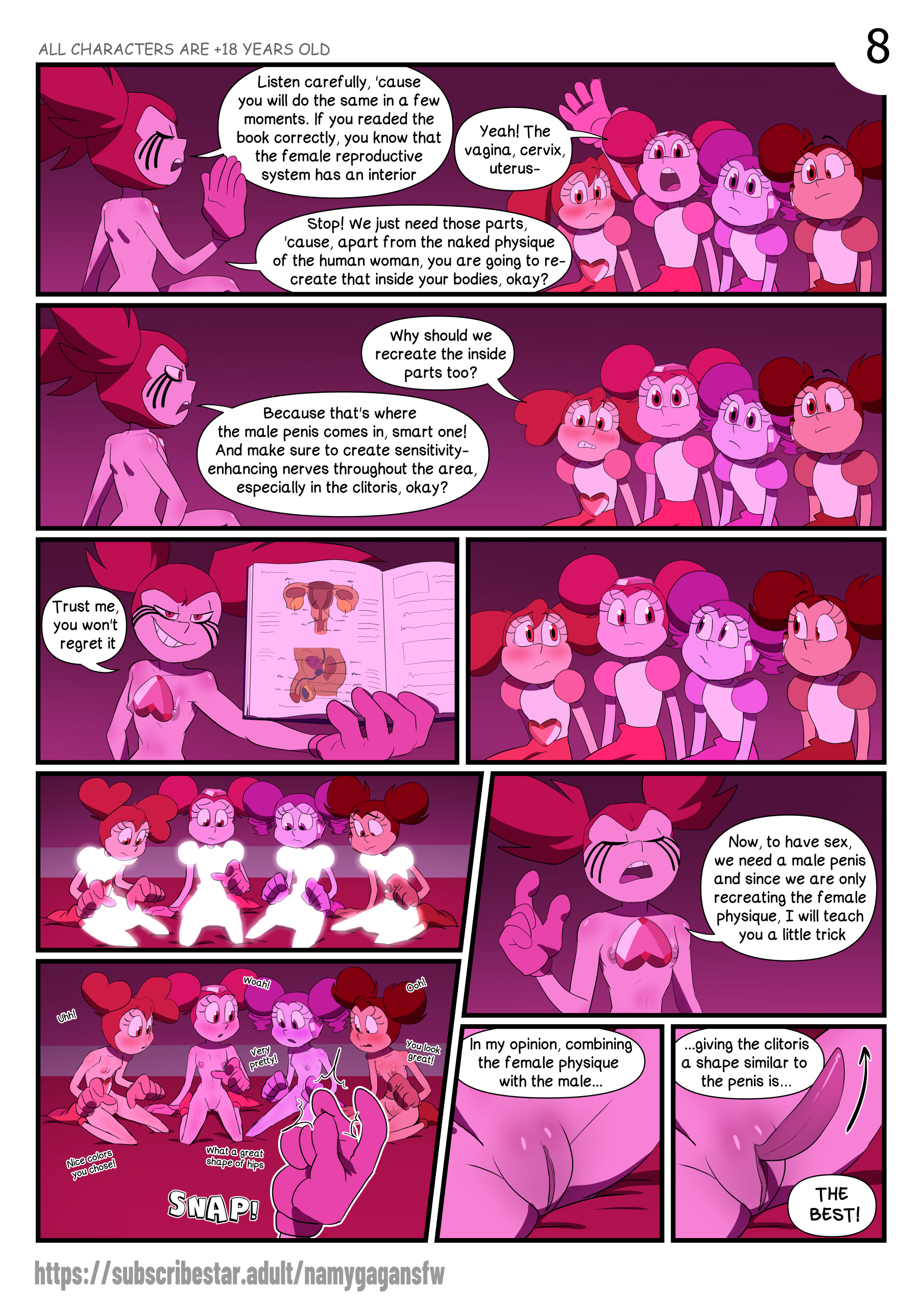 Spinel's GangBang porn comic picture 8