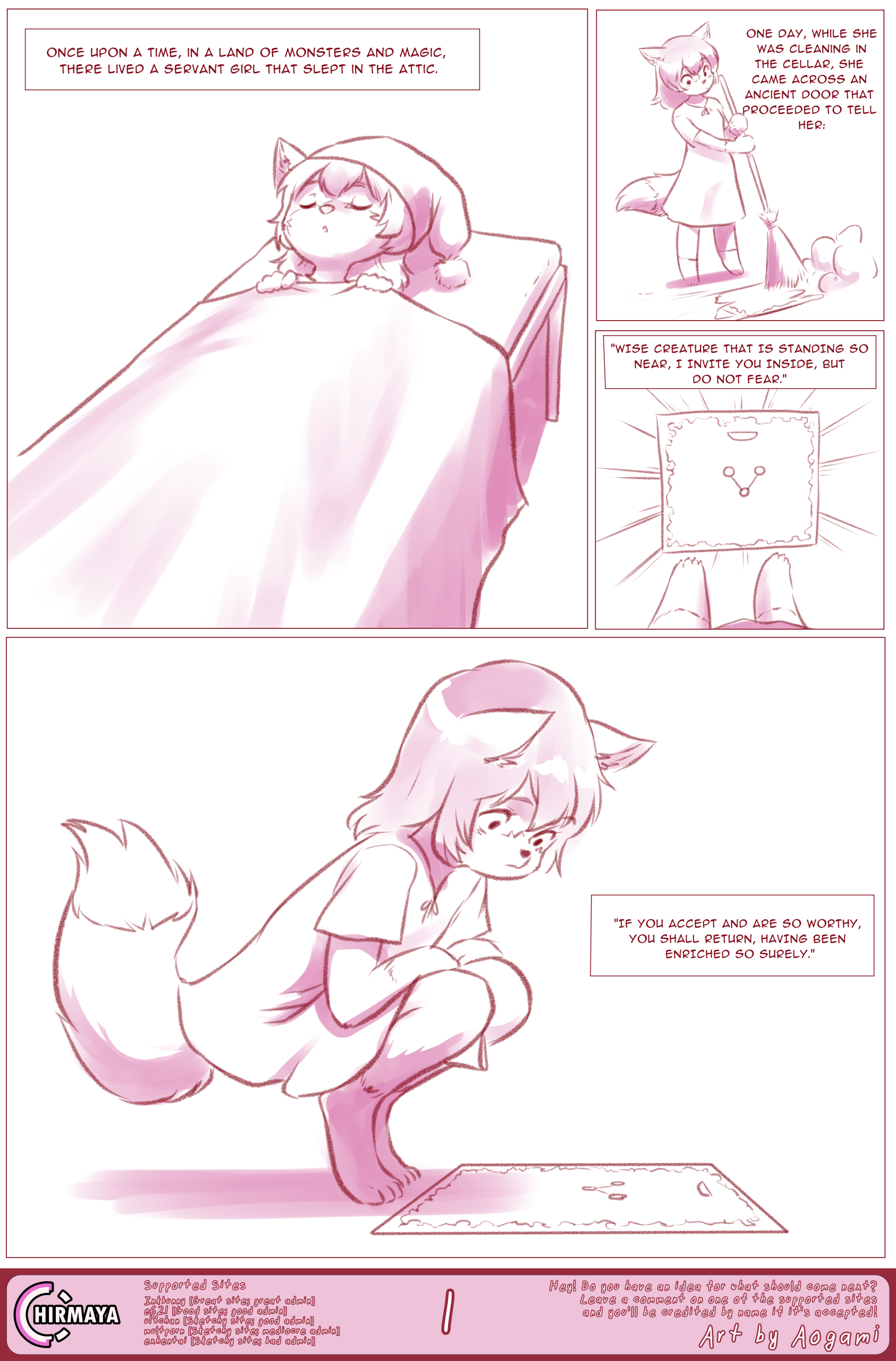 The Girl and the Cursed Panties porn comic picture 2