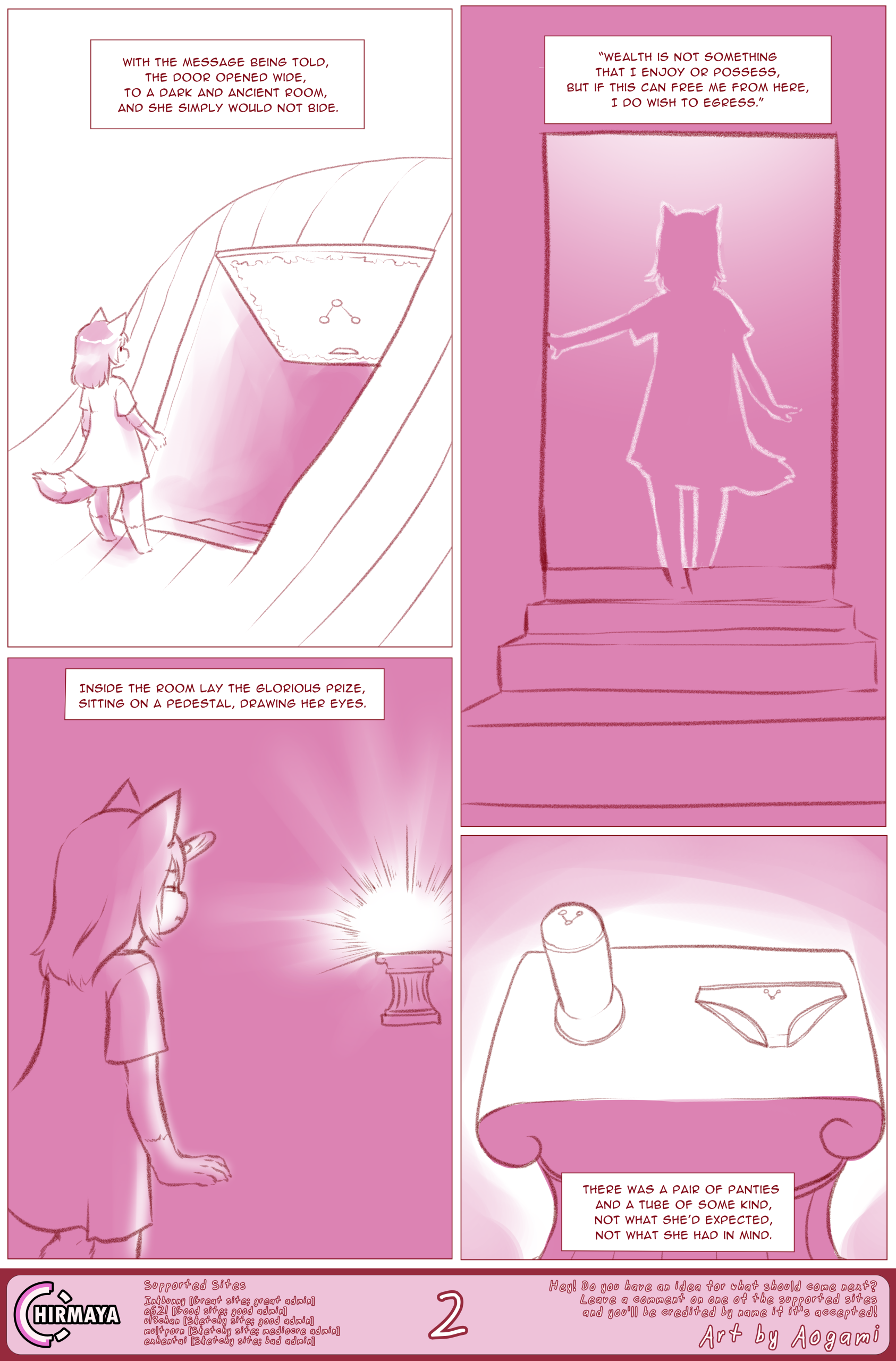 The Girl and the Cursed Panties porn comic picture 3