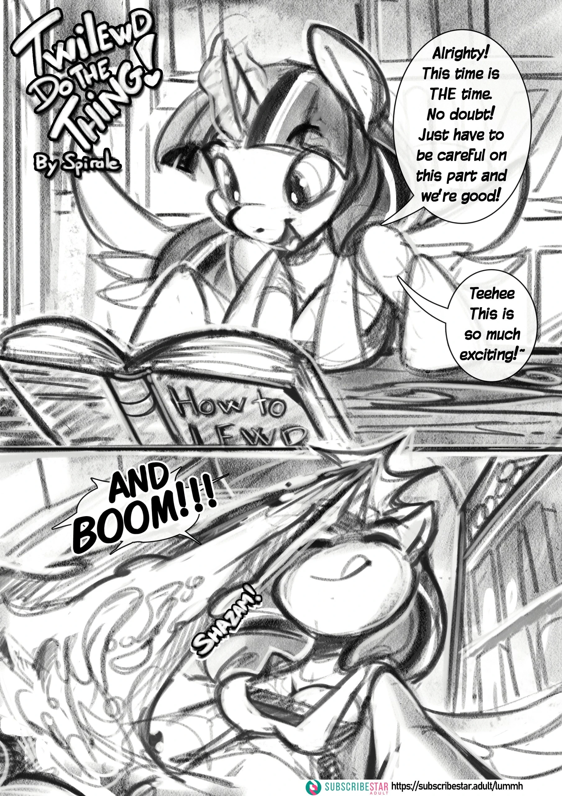 Twilewd, Do The Thing! porn comic picture 1