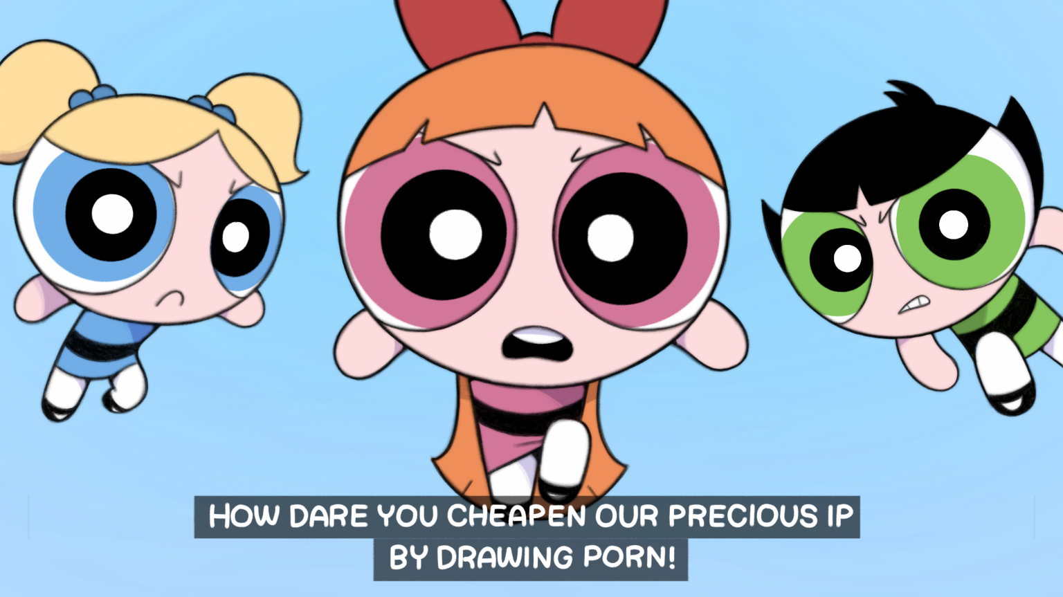 The PowerPuff Girls vs Garabatoz porn comic picture 1