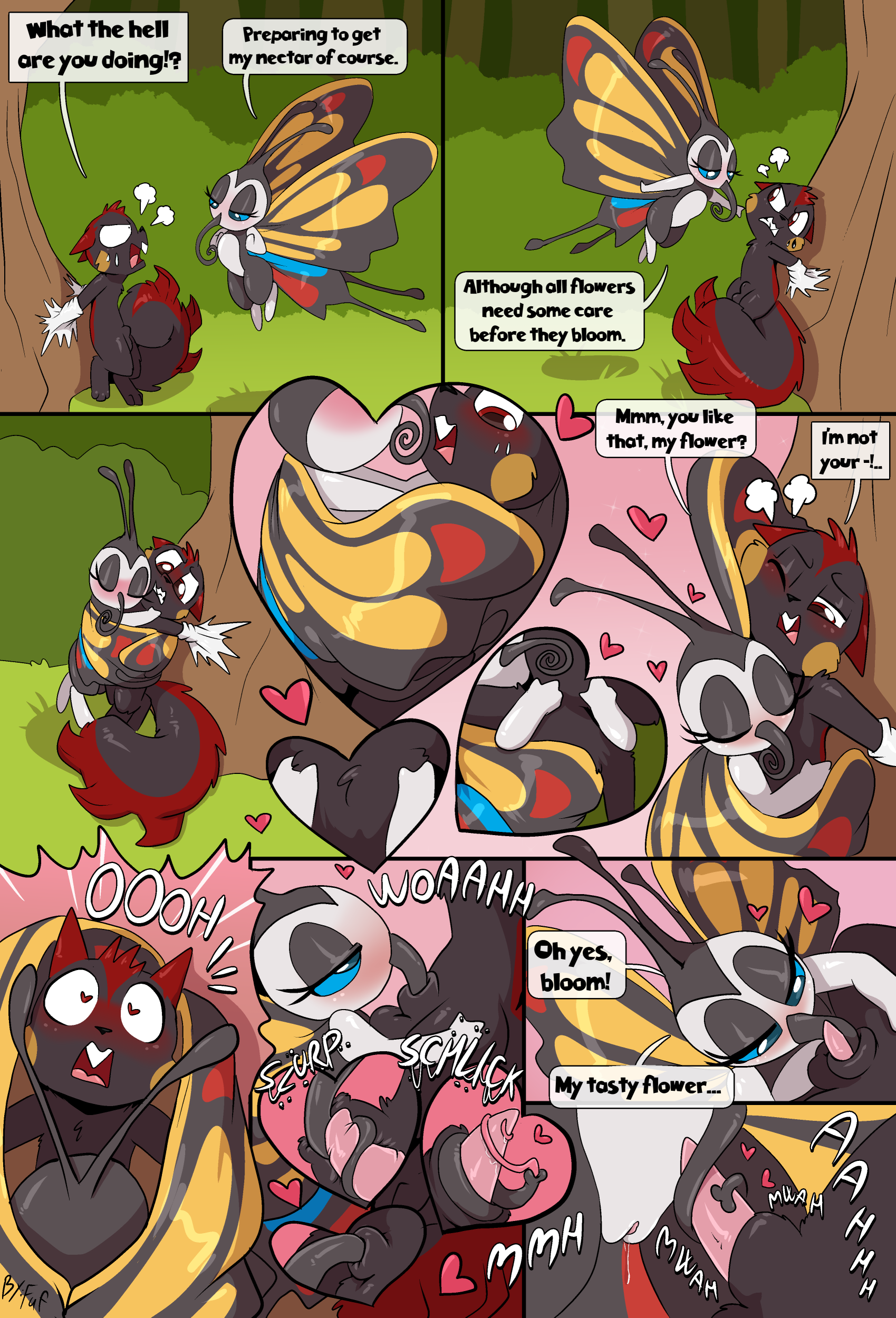 Beautifly's Flower porn comic picture 2