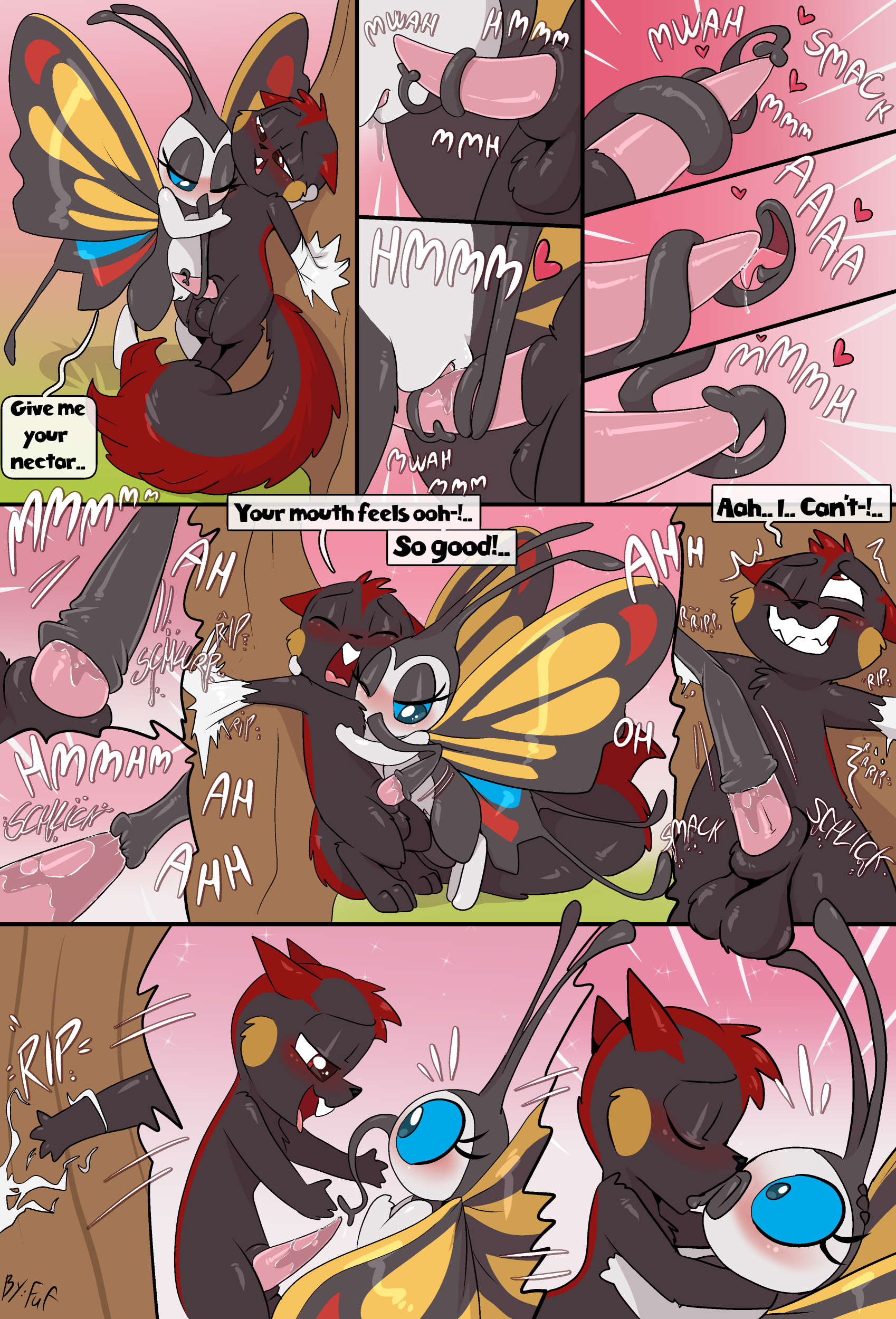 Beautifly's Flower porn comic picture 3